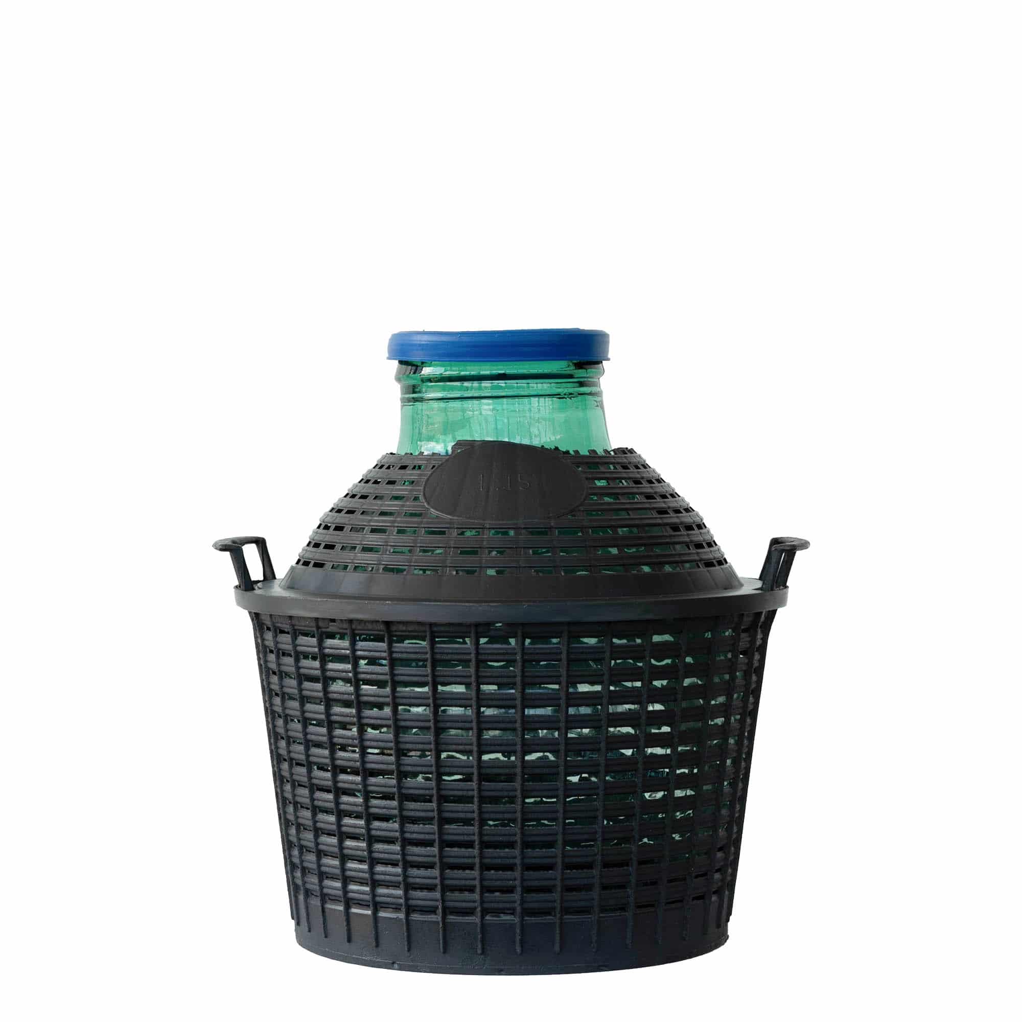 15 l wide-neck balloon bottle, glass, opening: slip lid