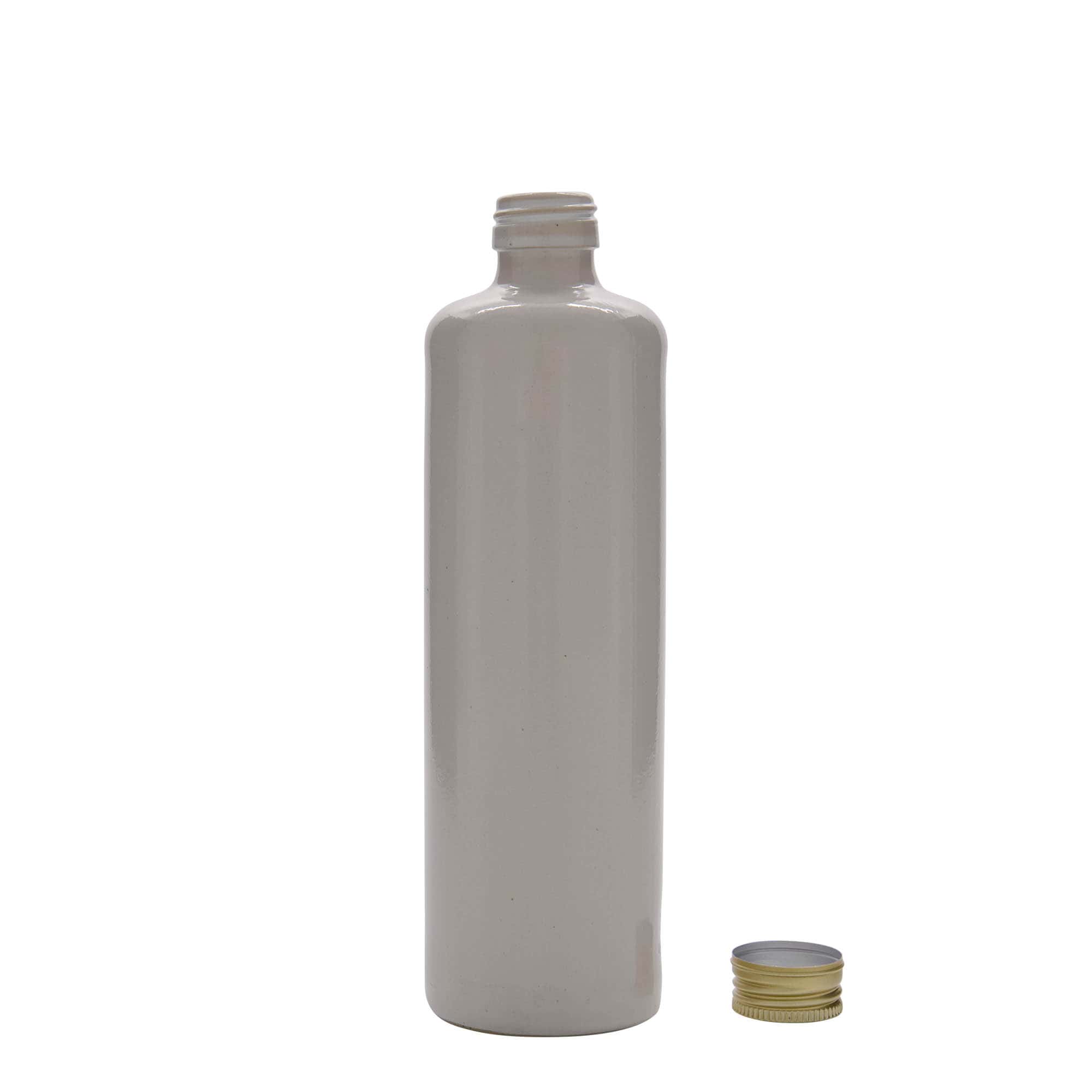 500 ml clay jug, stoneware, white, opening: PP 31.5