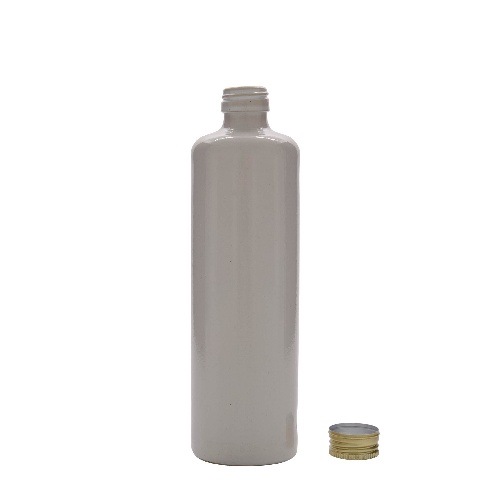 500 ml clay jug, stoneware, white, opening: PP 31.5