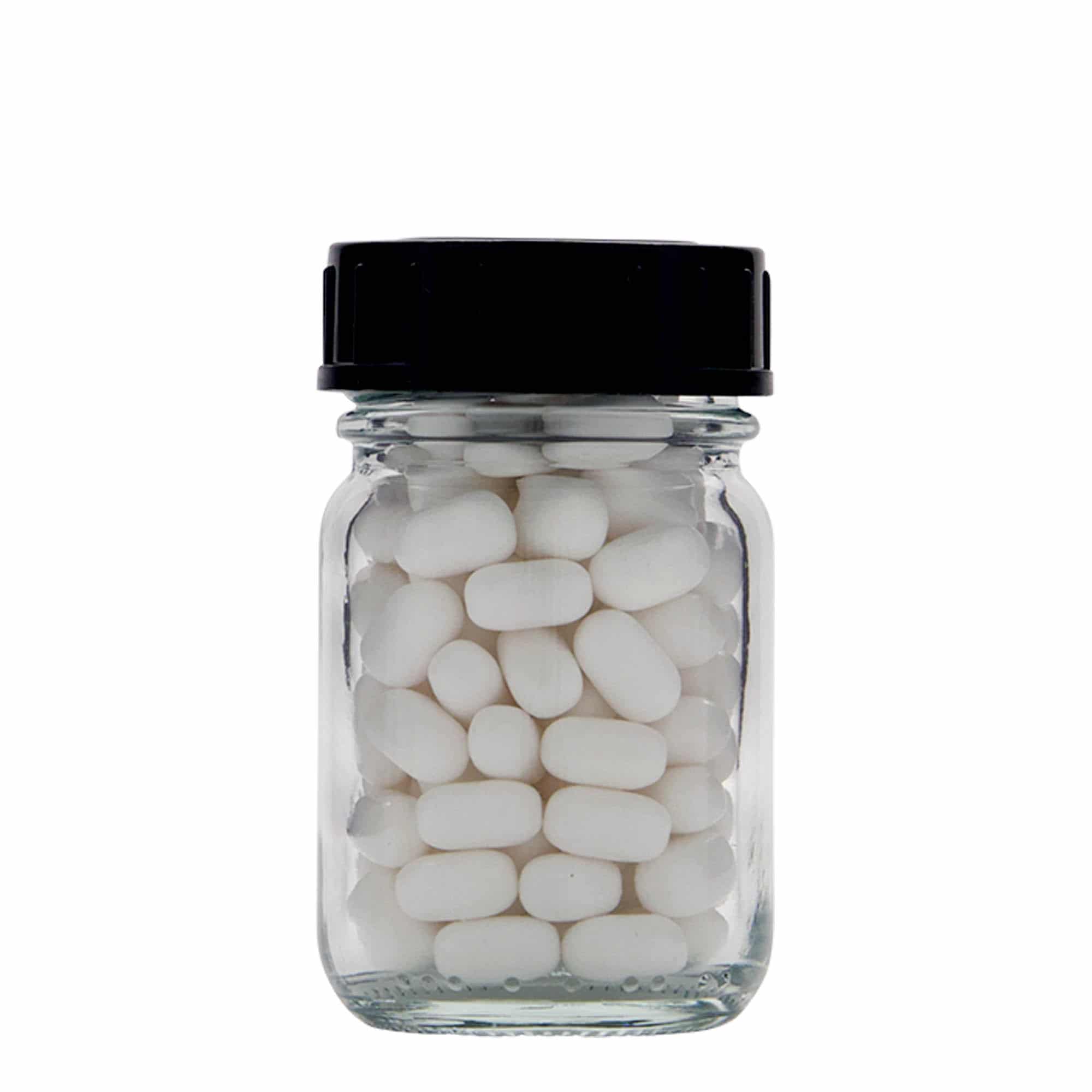 50 ml wide mouth jar, closure: DIN 40