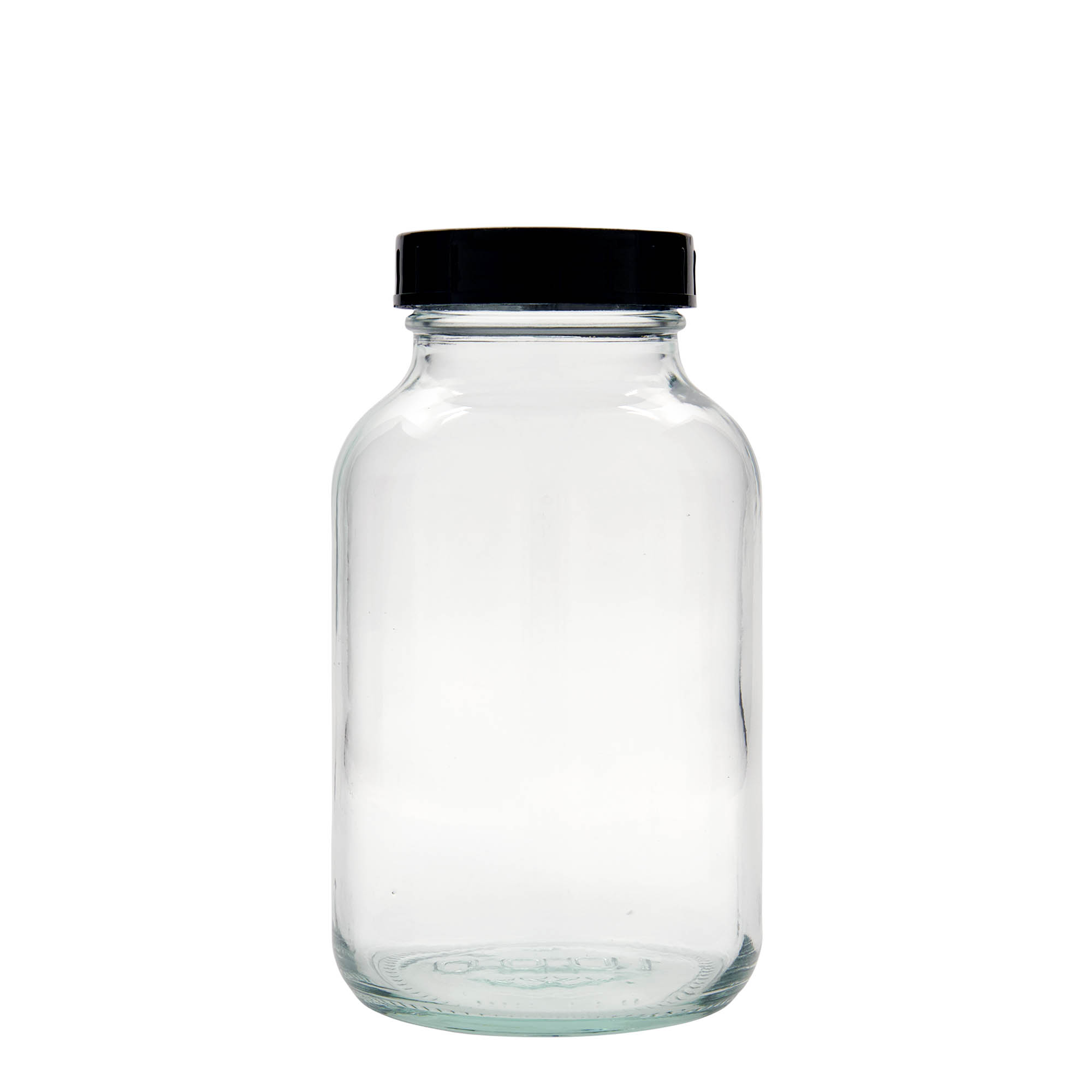 1,000 ml wide-neck glass, opening: DIN 68 1,000 ml wide-neck glass, opening: DIN 68