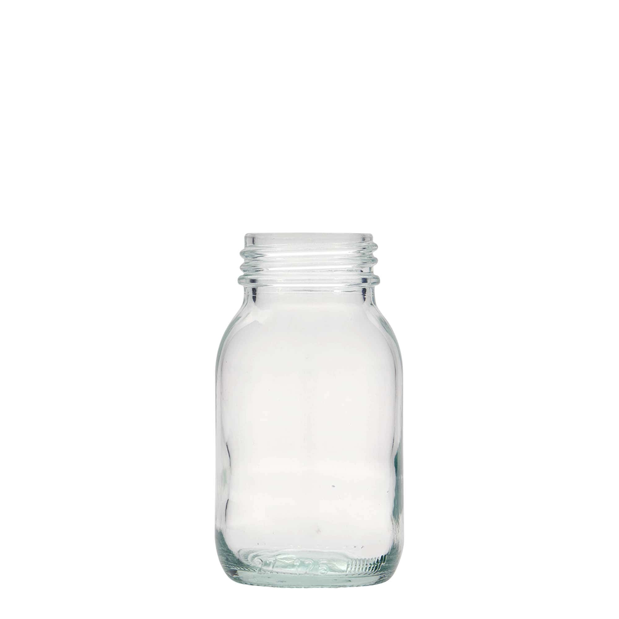 125 ml wide-neck jar, opening: DIN 40