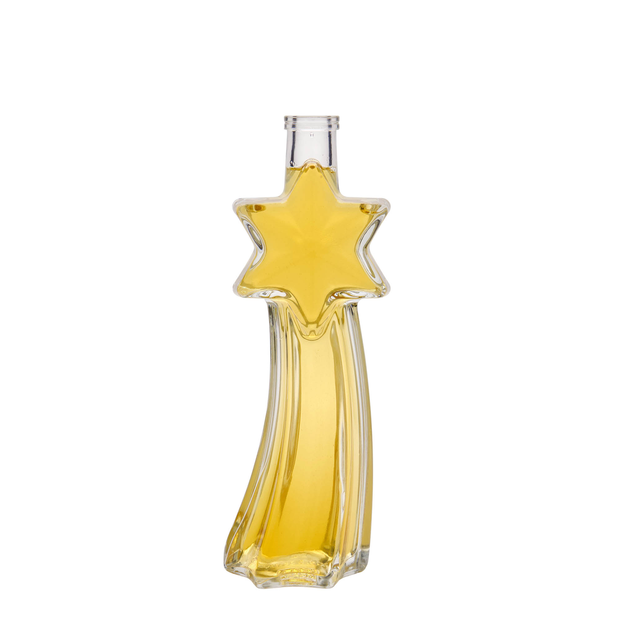 200 ml glass bottle 'Shooting Star', opening: cork 200 ml glass bottle 'Shooting Star', opening: cork
