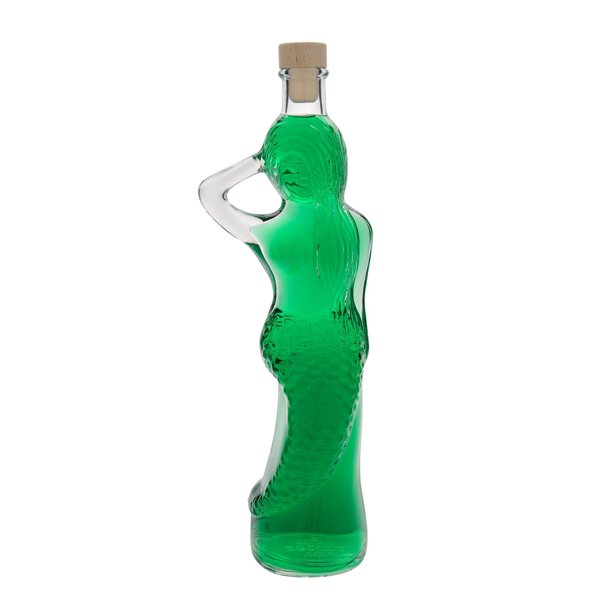 500 ml glass bottle 'Mermaid', opening: cork 500 ml glass bottle 'Mermaid', opening: cork