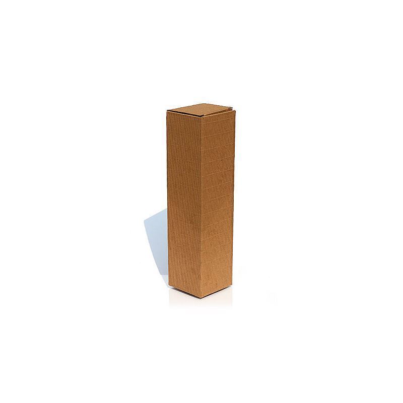 Gift box ‘Wave’, rectangular, cardboard, natural colour