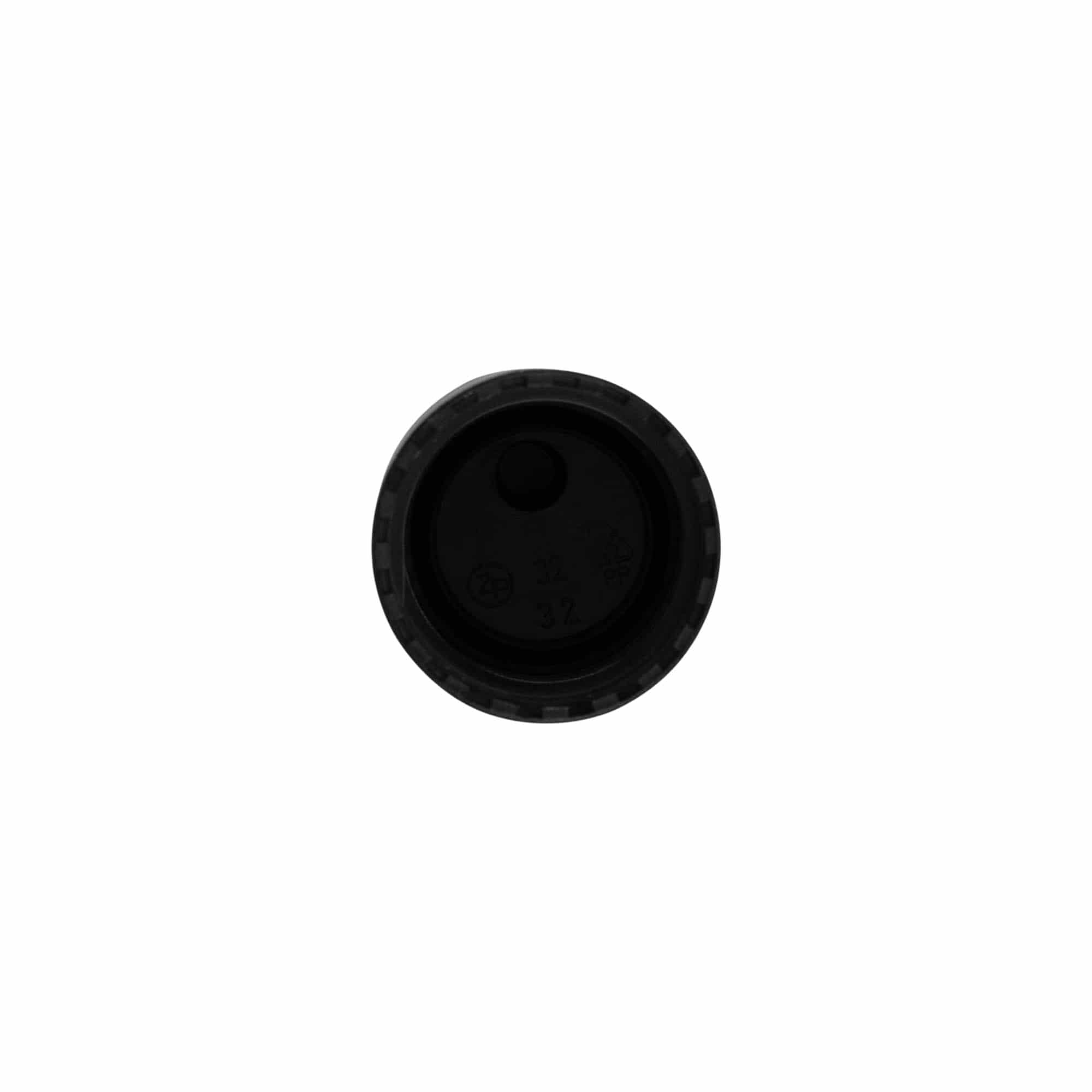 Screw cap Disc Top, PP plastic, black, for opening: 24/410