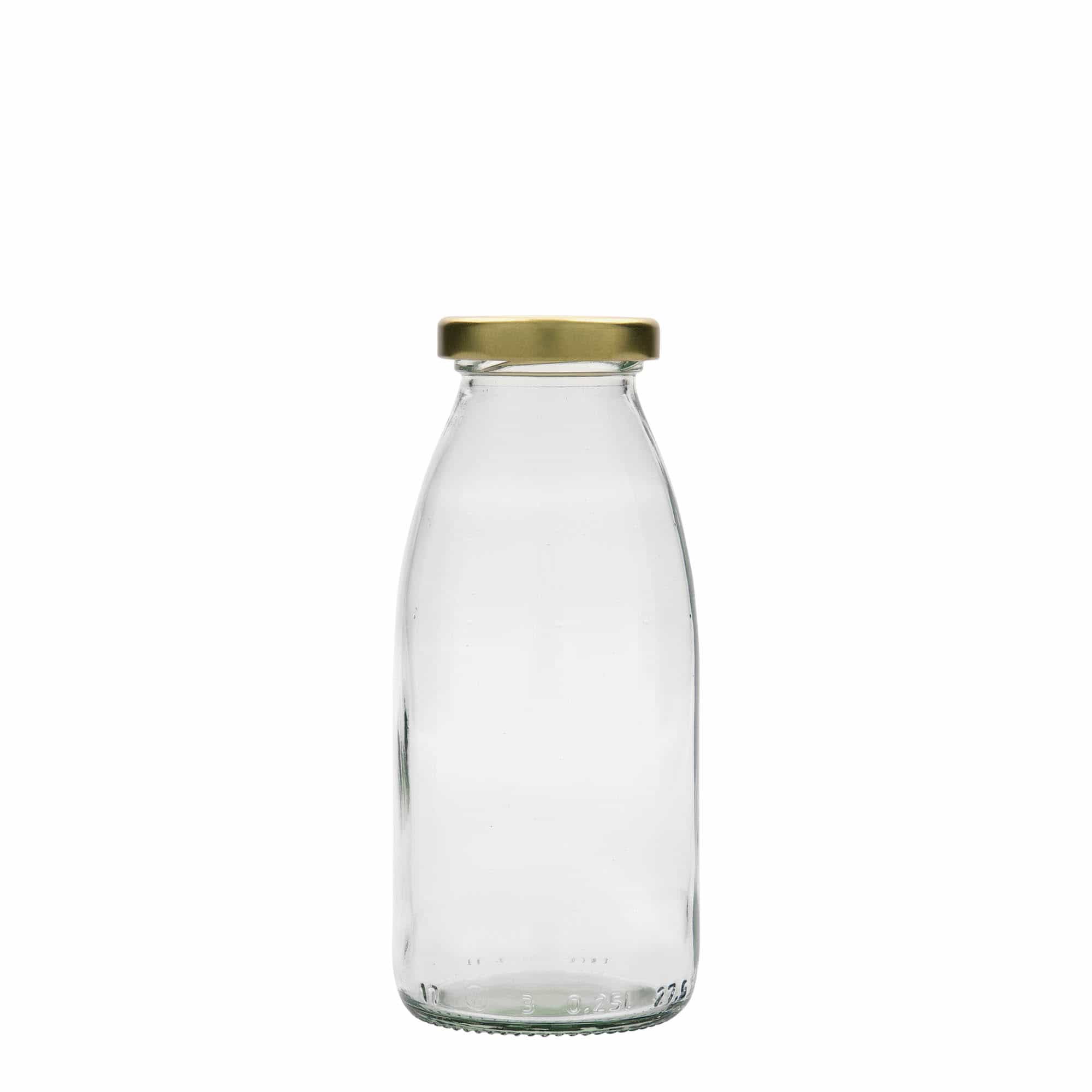 250 ml glass bottle ‘Vroni’, closure: twist off (TO 43)