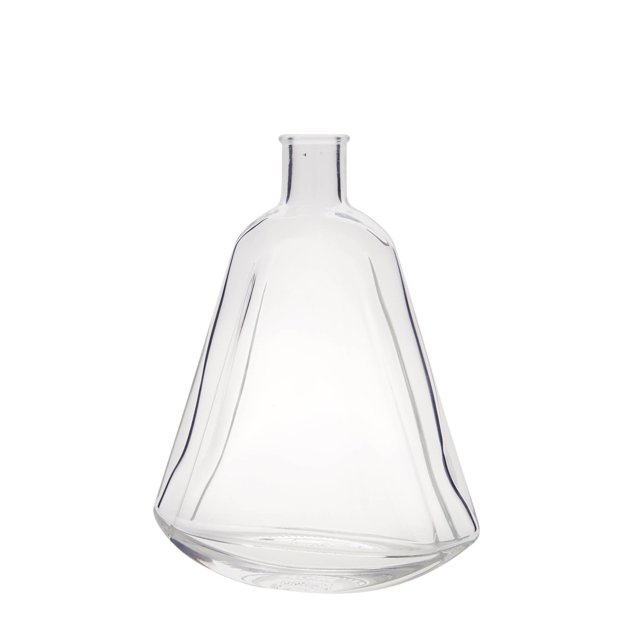 350 ml glass bottle 'Maurizio', oval, opening: cork