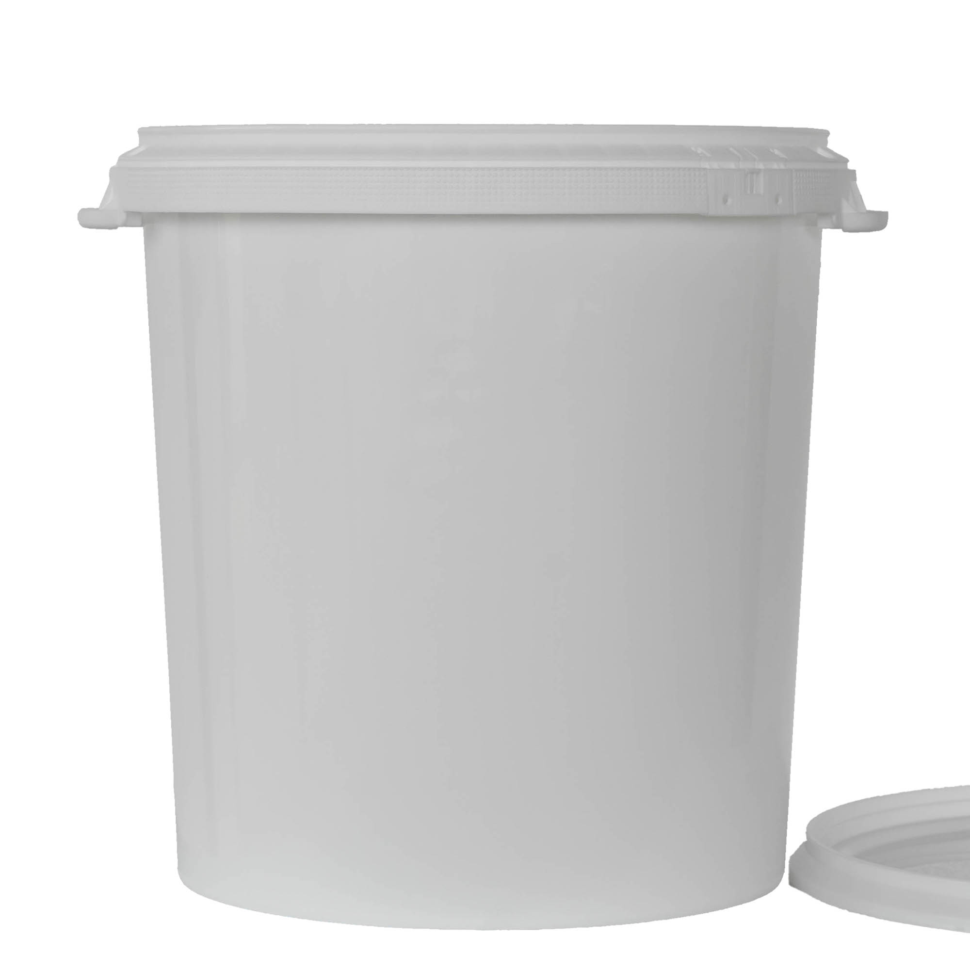 30 l bucket, PP plastic, white 30 l bucket, PP plastic, white