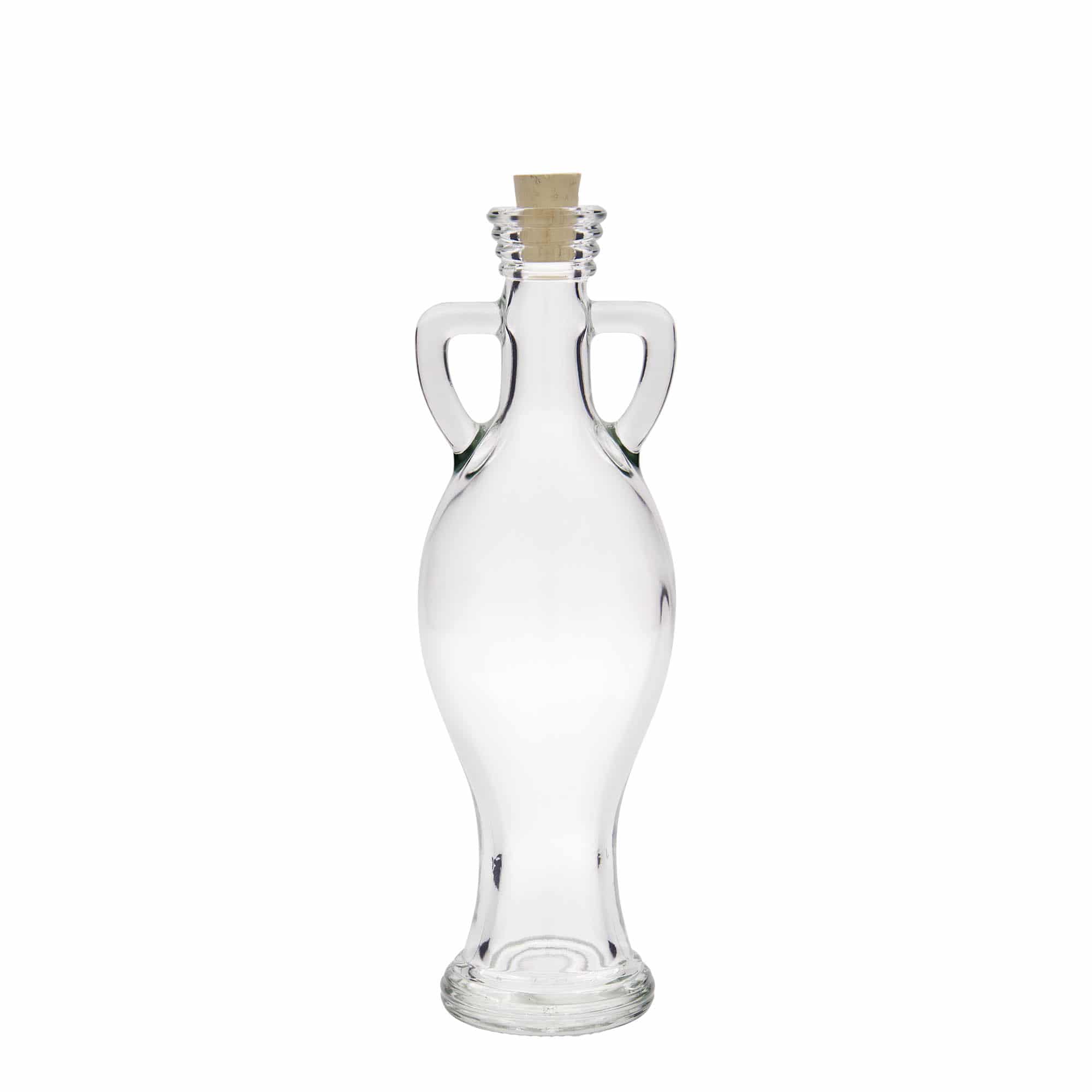 200 ml glass bottle 'Amphora', opening: cork