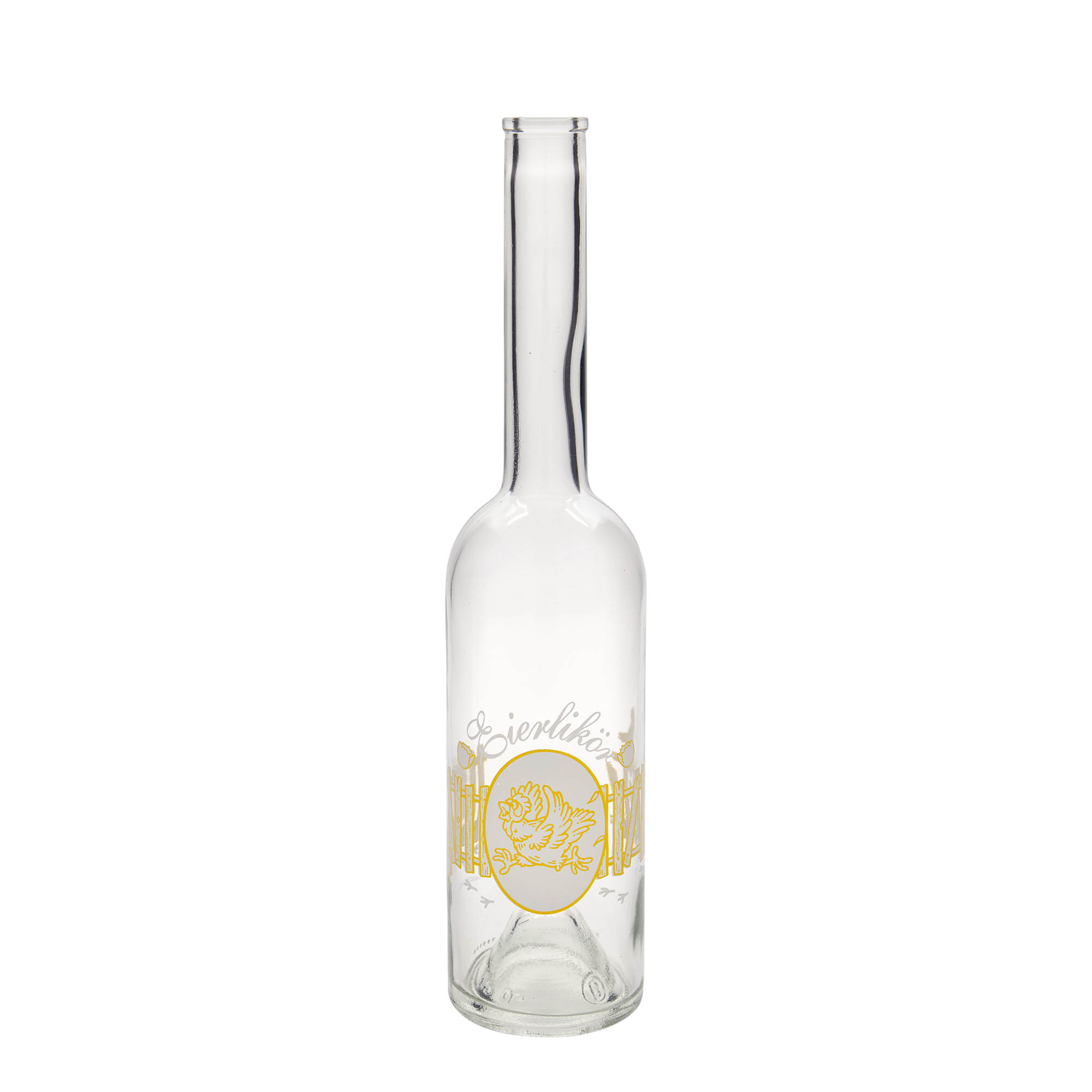 500 ml glass bottle 'Opera', design: egg liqueur, opening: cork