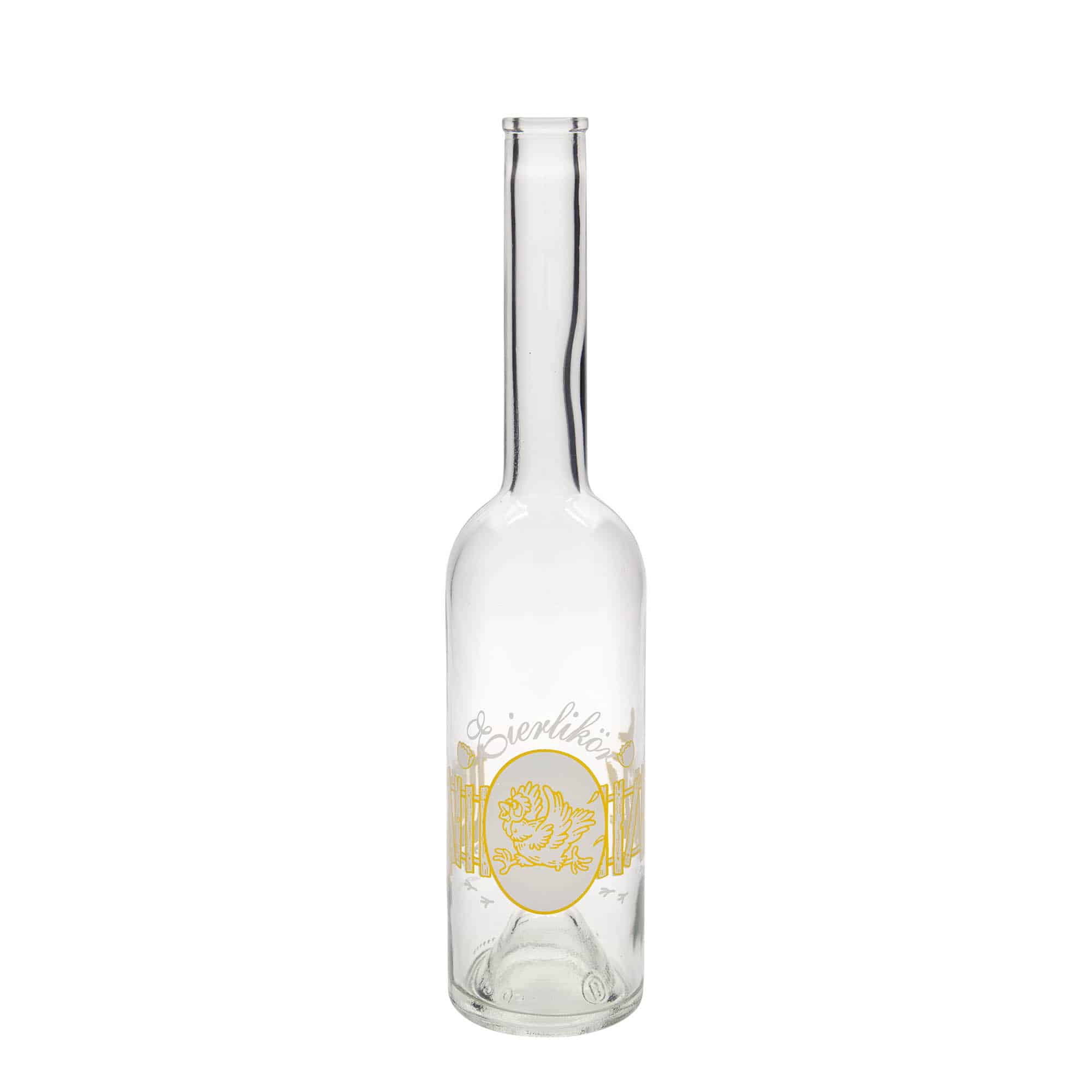 500 ml glass bottle ‘Opera’, design: egg liqueur, opening: cork