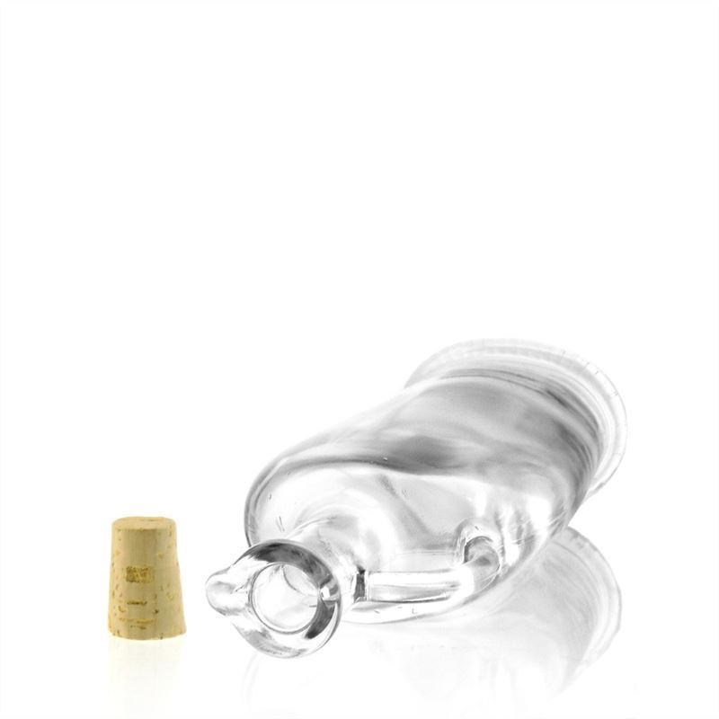 500 ml glass bottle 'Eleganta', oval, opening: cork 500 ml glass bottle 'Eleganta', oval, opening: cork
