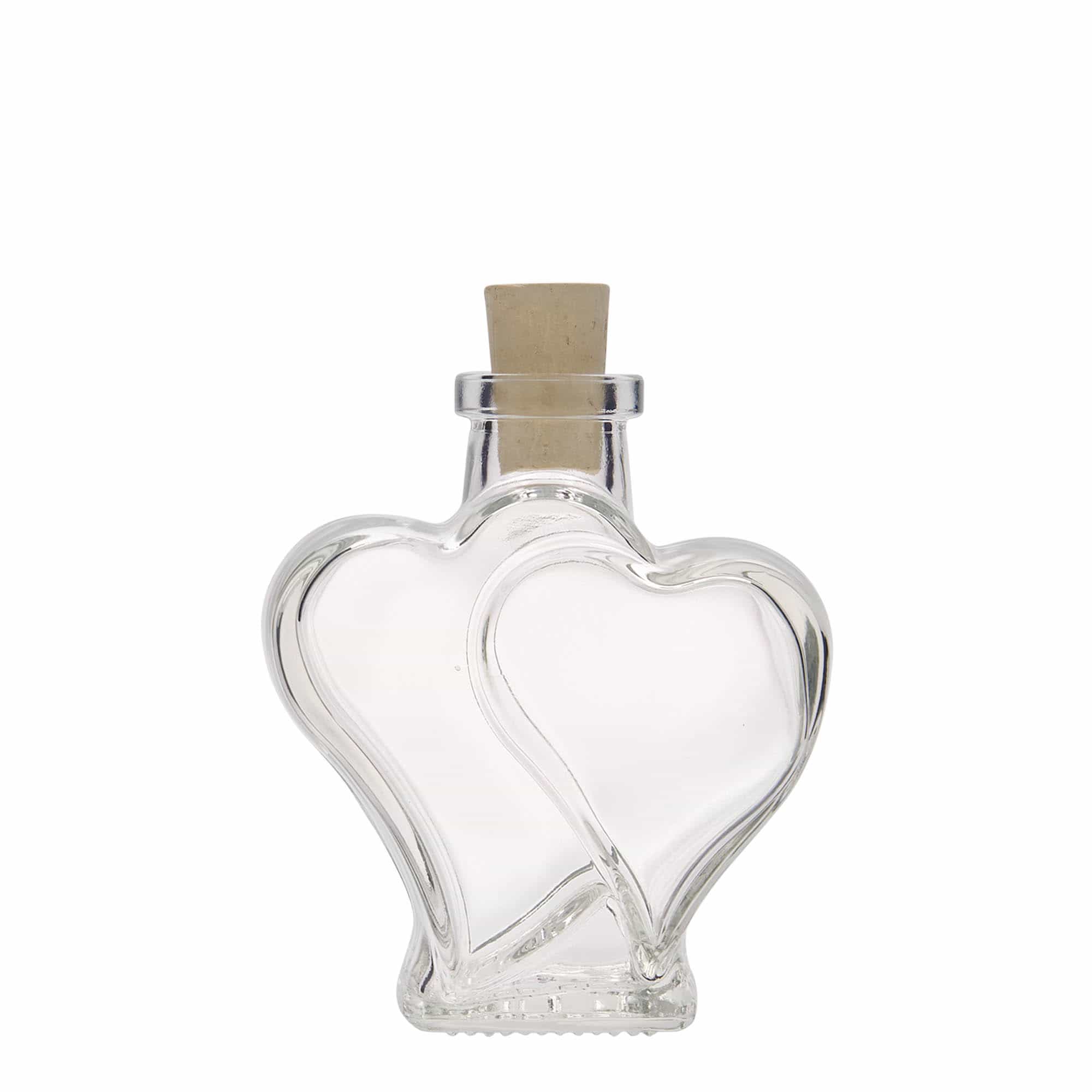 200 ml glass bottle 'Doppelherz', opening: cork