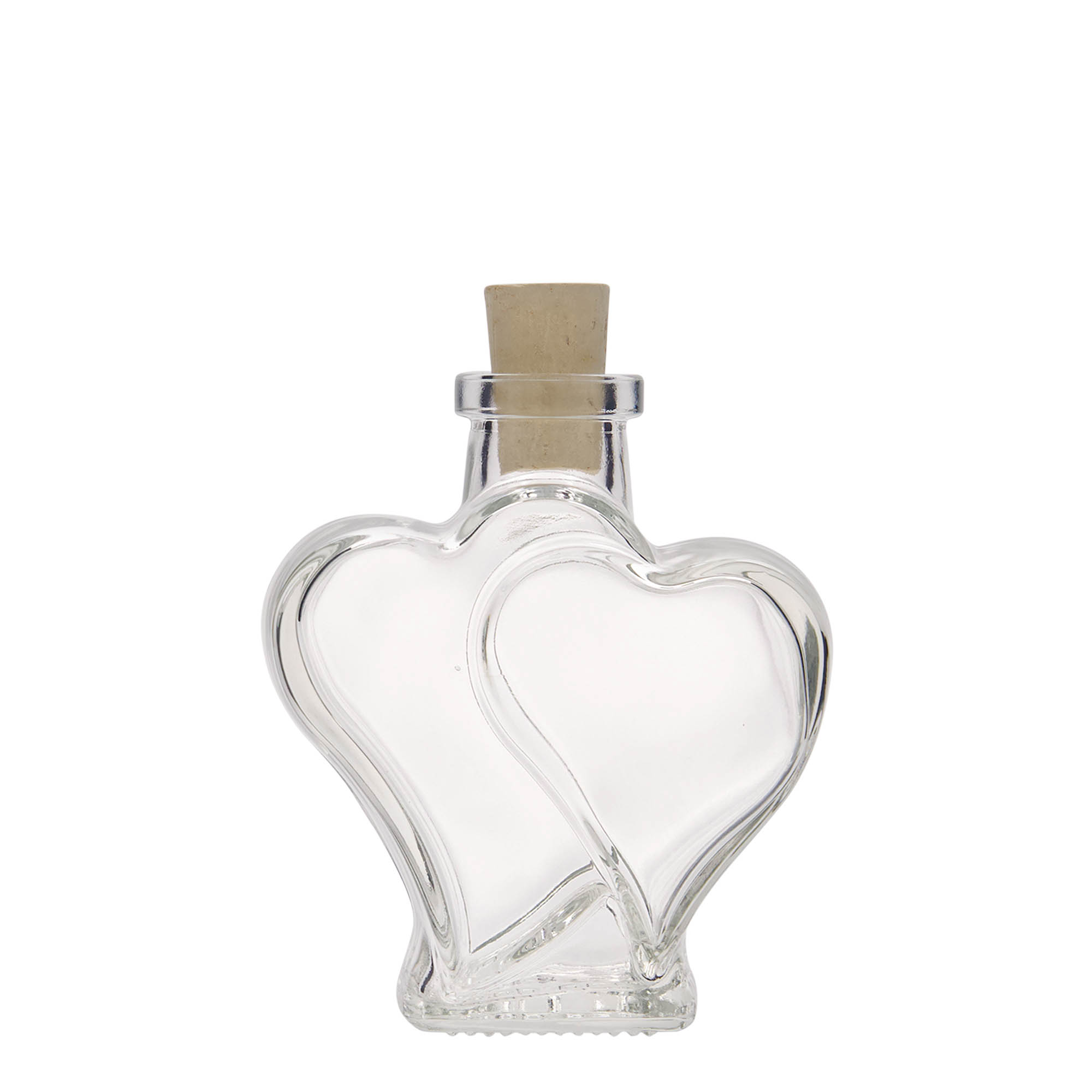 200 ml glass bottle 'Doppelherz', opening: cork 200 ml glass bottle 'Doppelherz', opening: cork