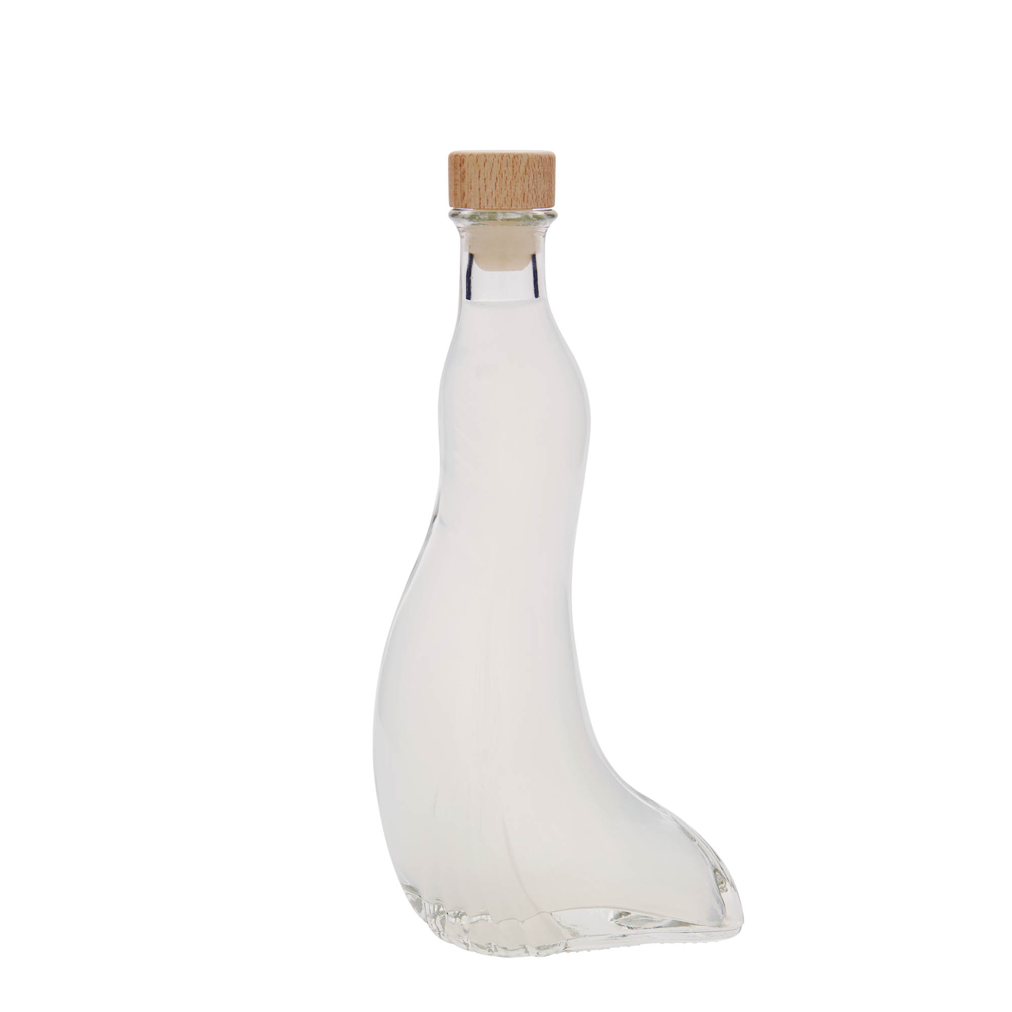 200 ml glass bottle ‘Seal’, opening: cork