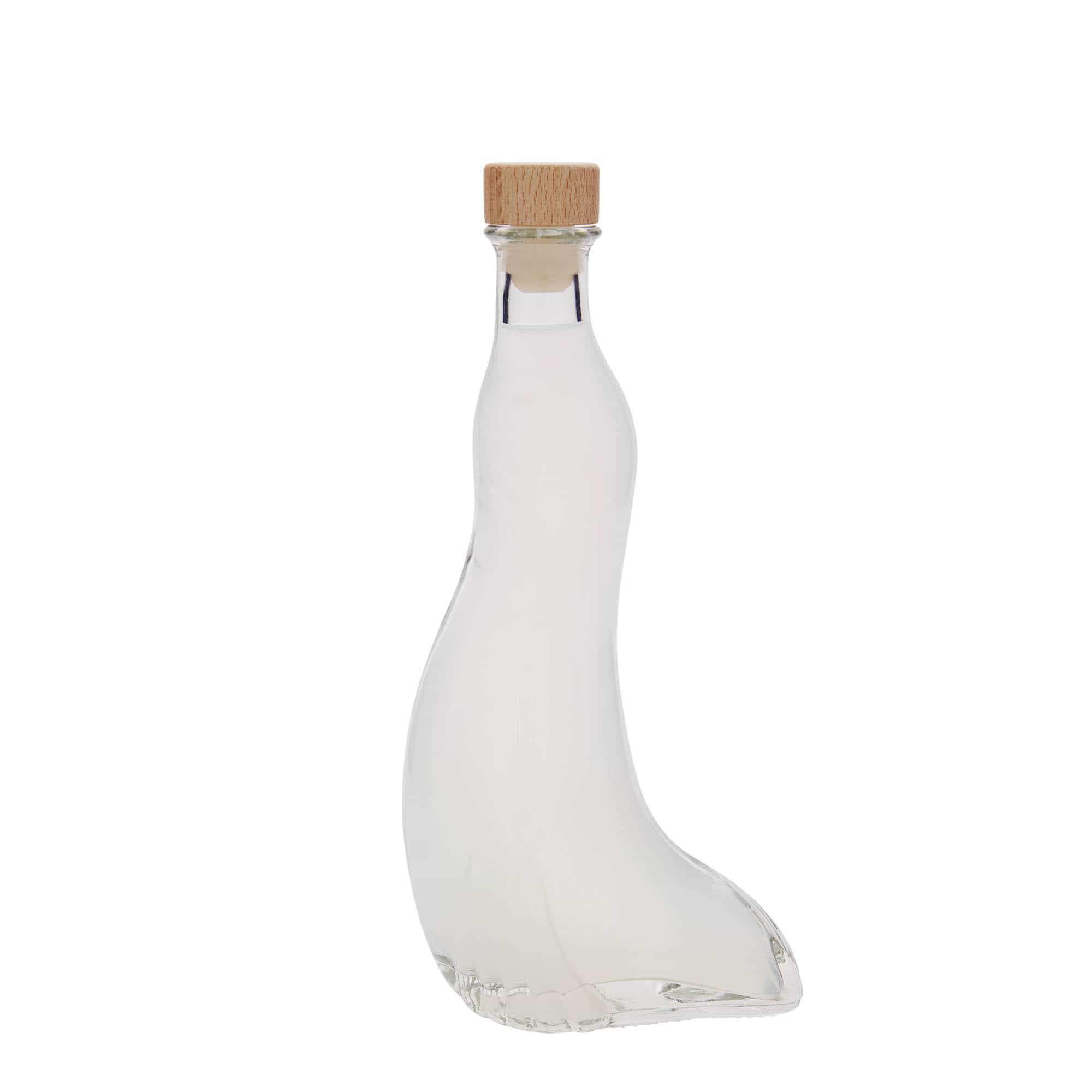 200 ml glass bottle ‘Seal’, opening: cork