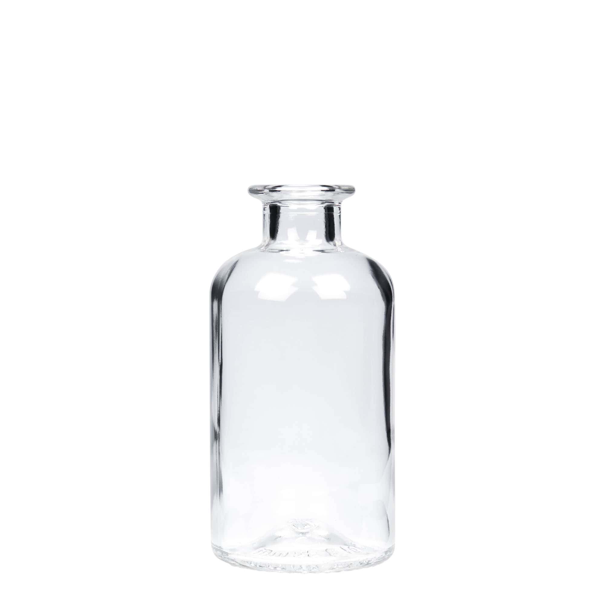 250 ml glass bottle apothecary, opening: cork