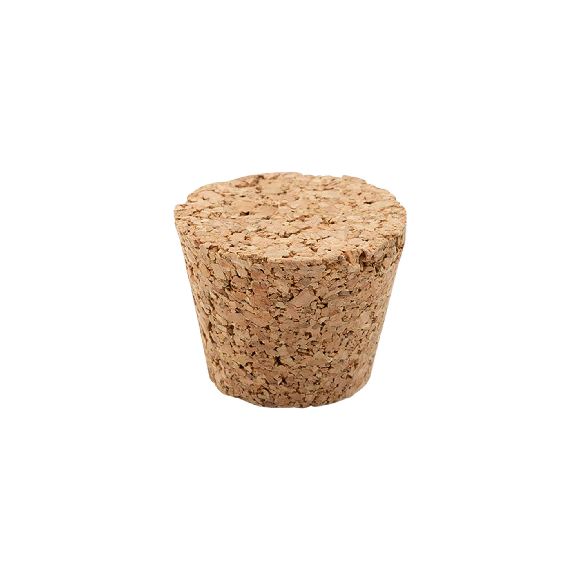 Tapered cork 25-35 x 27, press cork, beige, for opening: cork