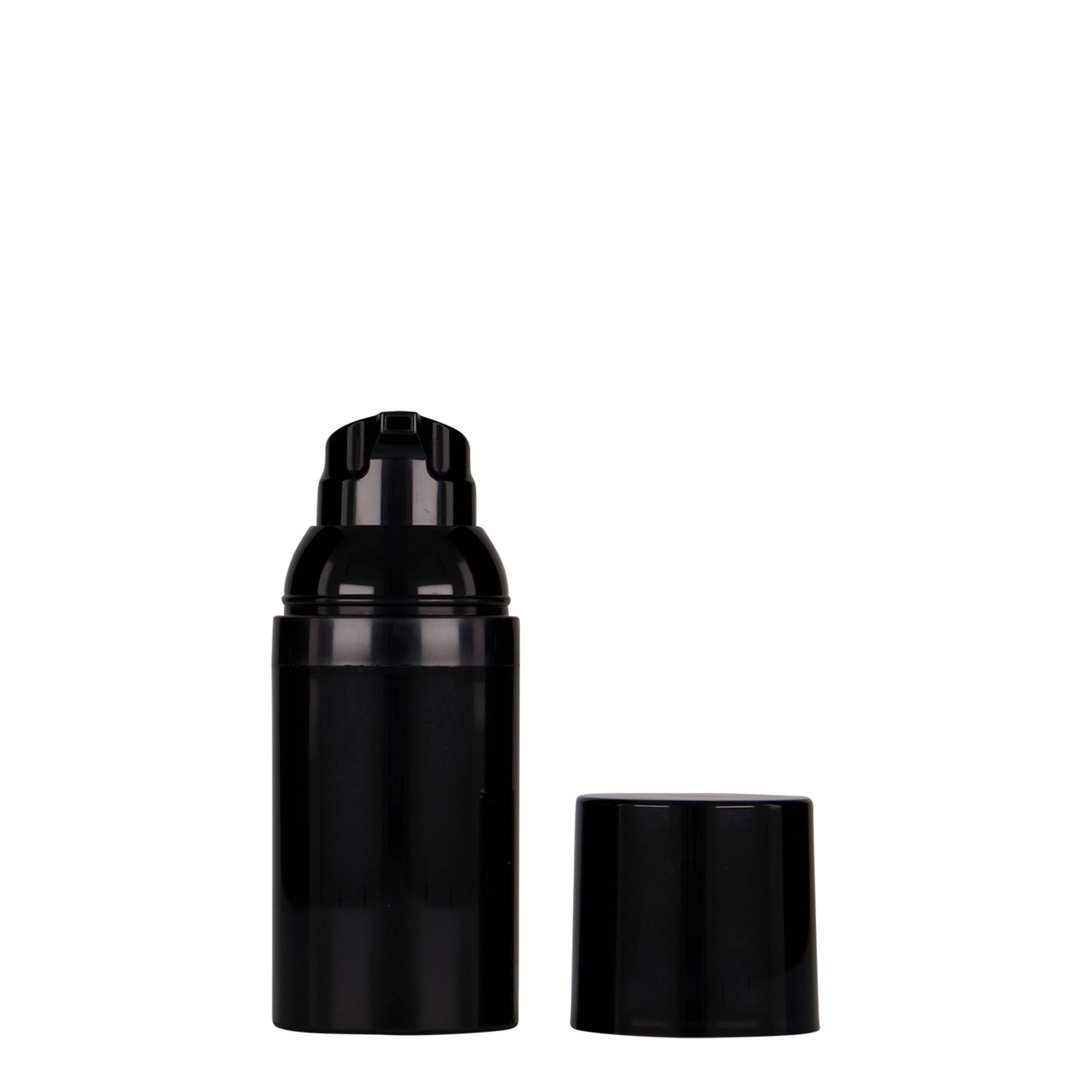 30 ml Airless Dispenser 'Mezzo', PP plastic, black 30 ml Airless Dispenser 'Mezzo', PP plastic, black