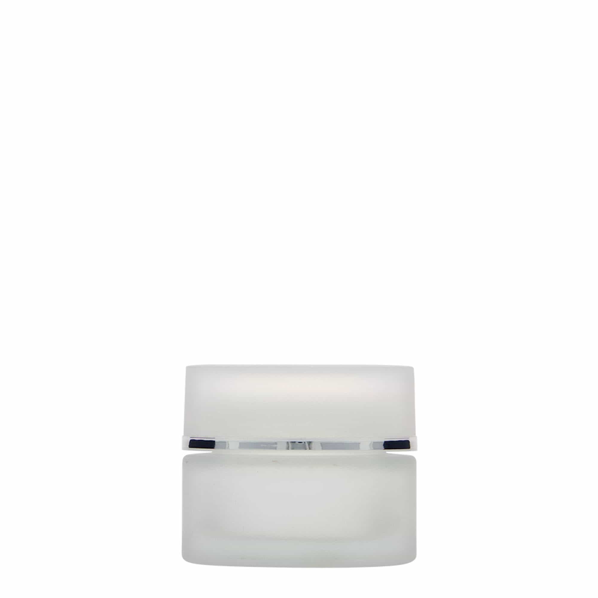 30 ml jar 'Platinum Edition', glass, frosted, opening: screw cap