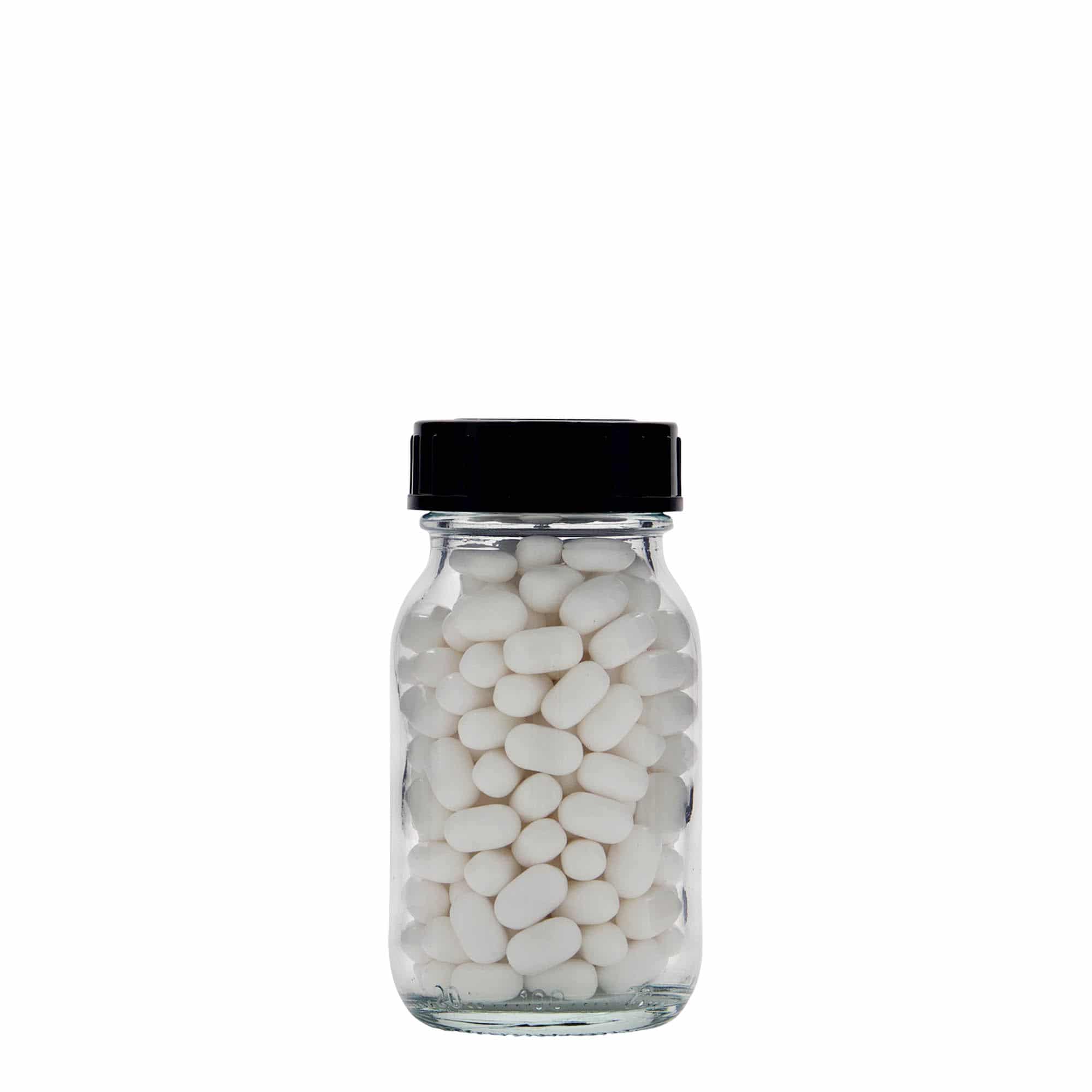 100 ml wide mouth jar, closure: DIN 40