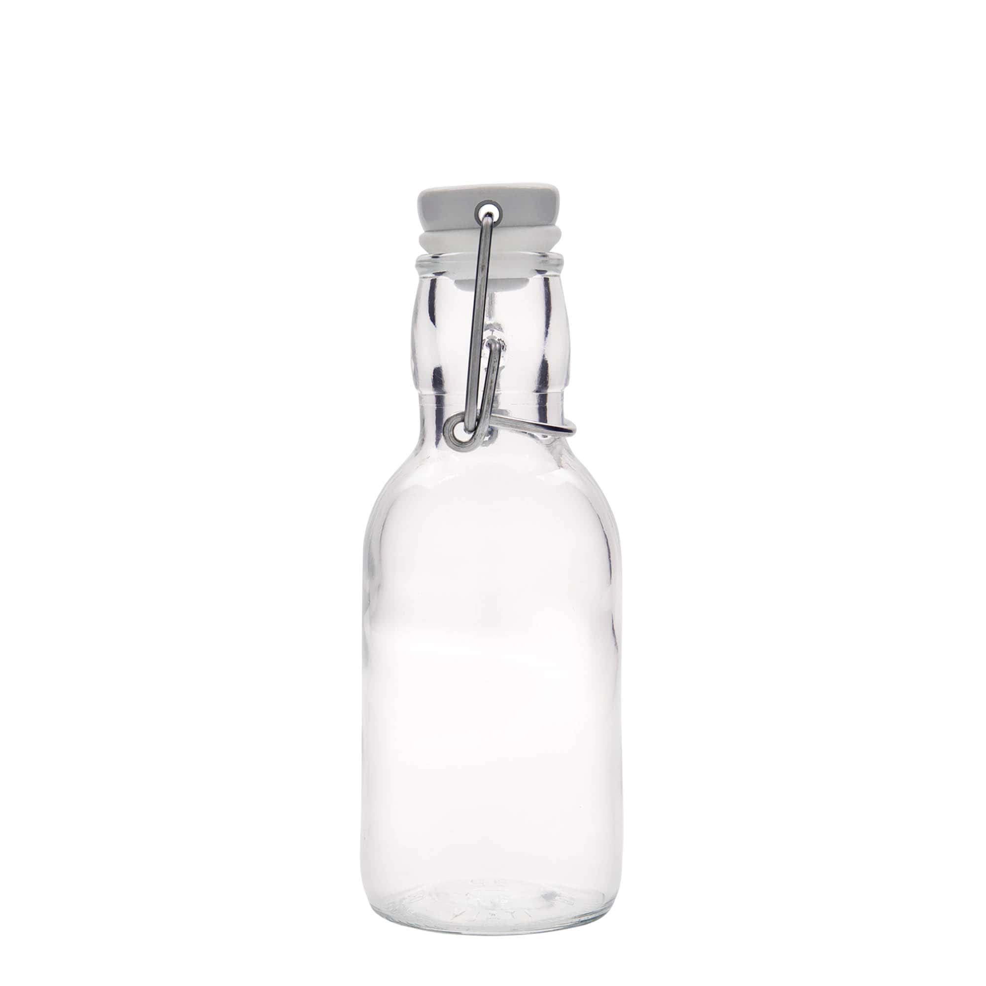 250 ml glass bottle 'Emilia', opening: swing top closure