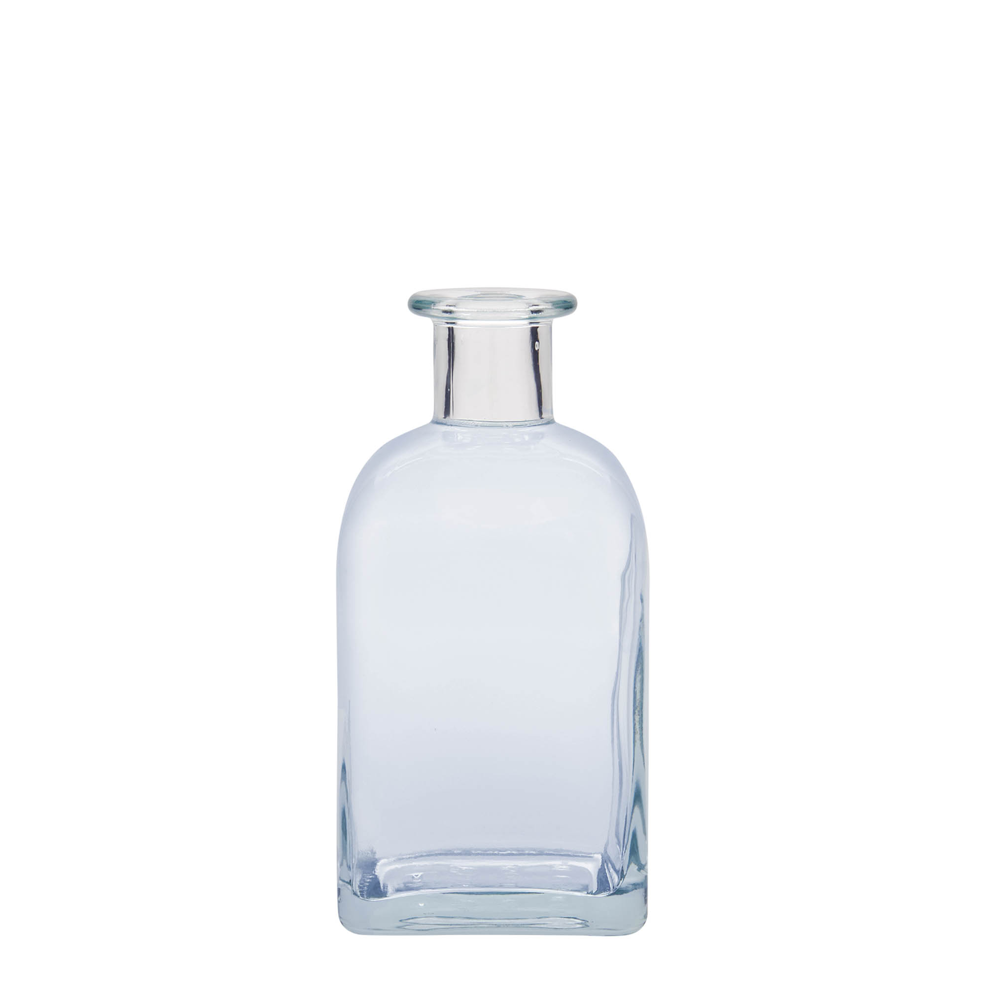 350 ml glass bottle Apotheker Carré, square, opening: cork 350 ml glass bottle Apotheker Carré, square, opening: cork