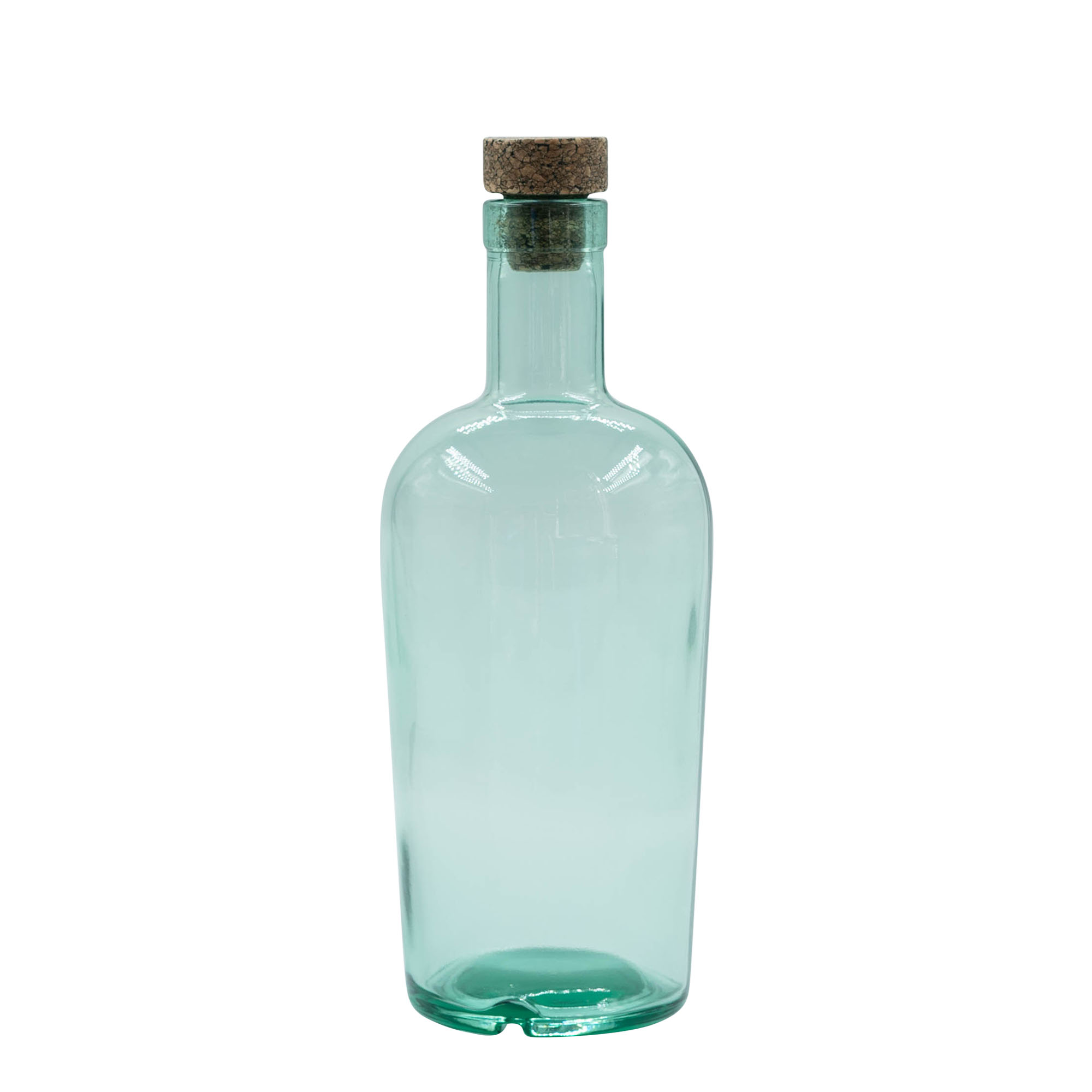 700 ml glass bottle 'Teo Light', opening: cork 700 ml glass bottle 'Teo Light', opening: cork