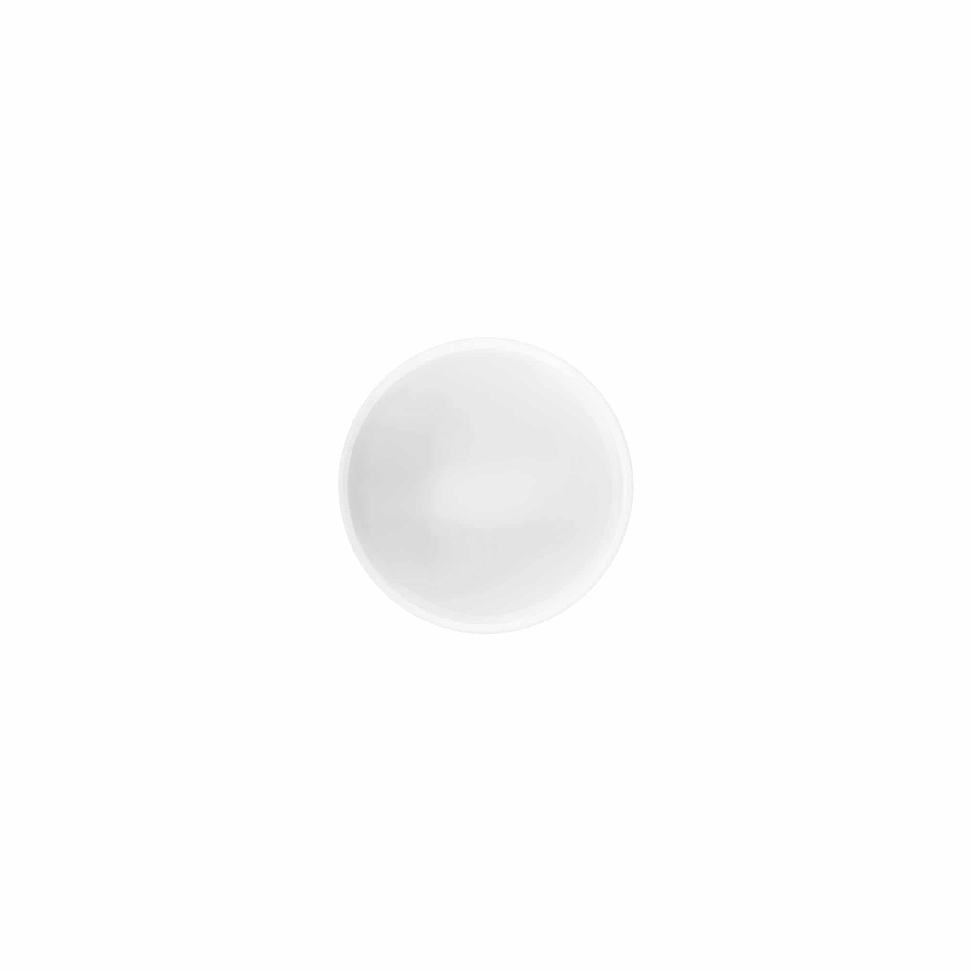 Screw cap 'White Line' 35ml, PP plastic, white