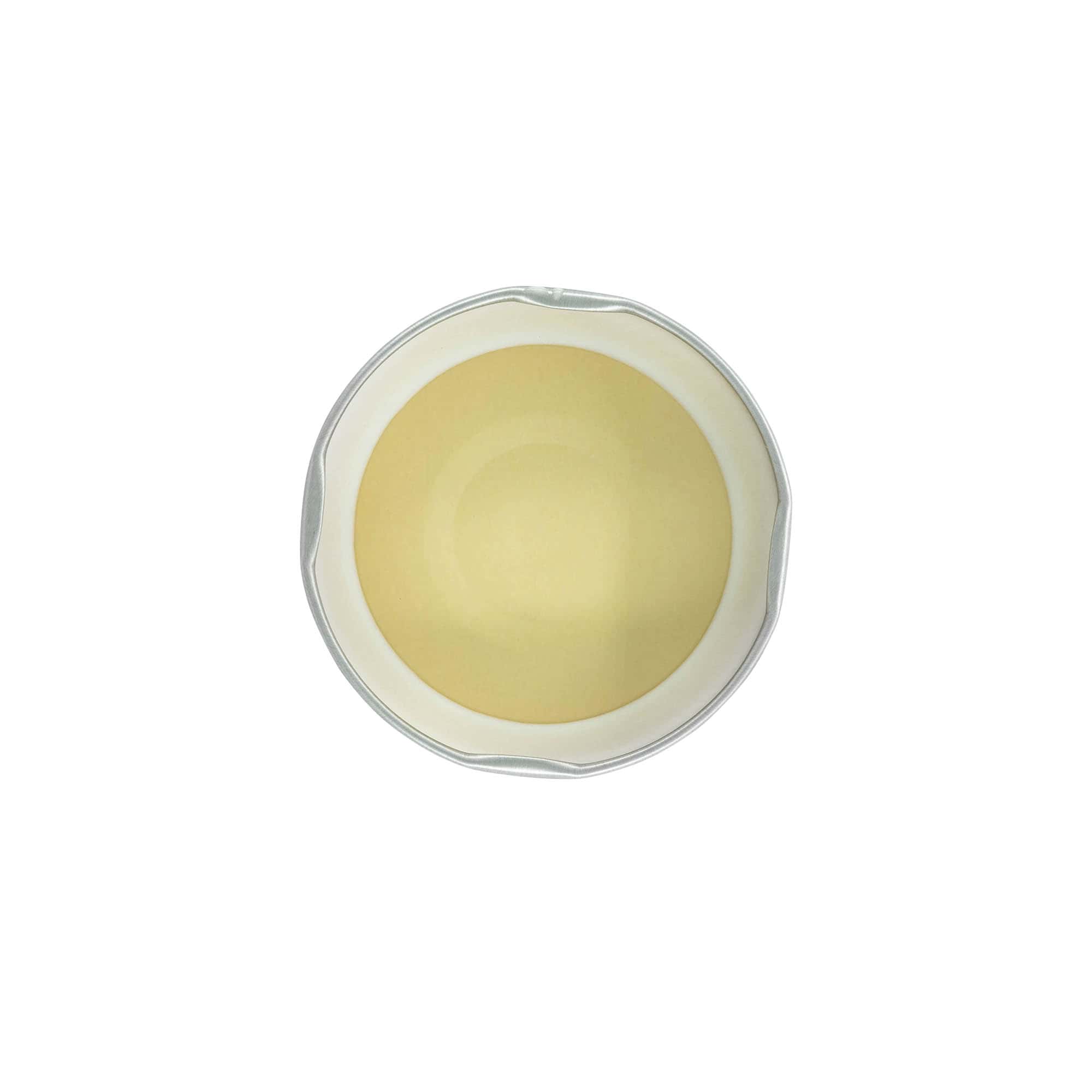 Deep twist-off cap, tinplate, silver, for opening: Deep-TO 70 Deep twist-off cap, tinplate, silver, for opening: Deep-TO 70