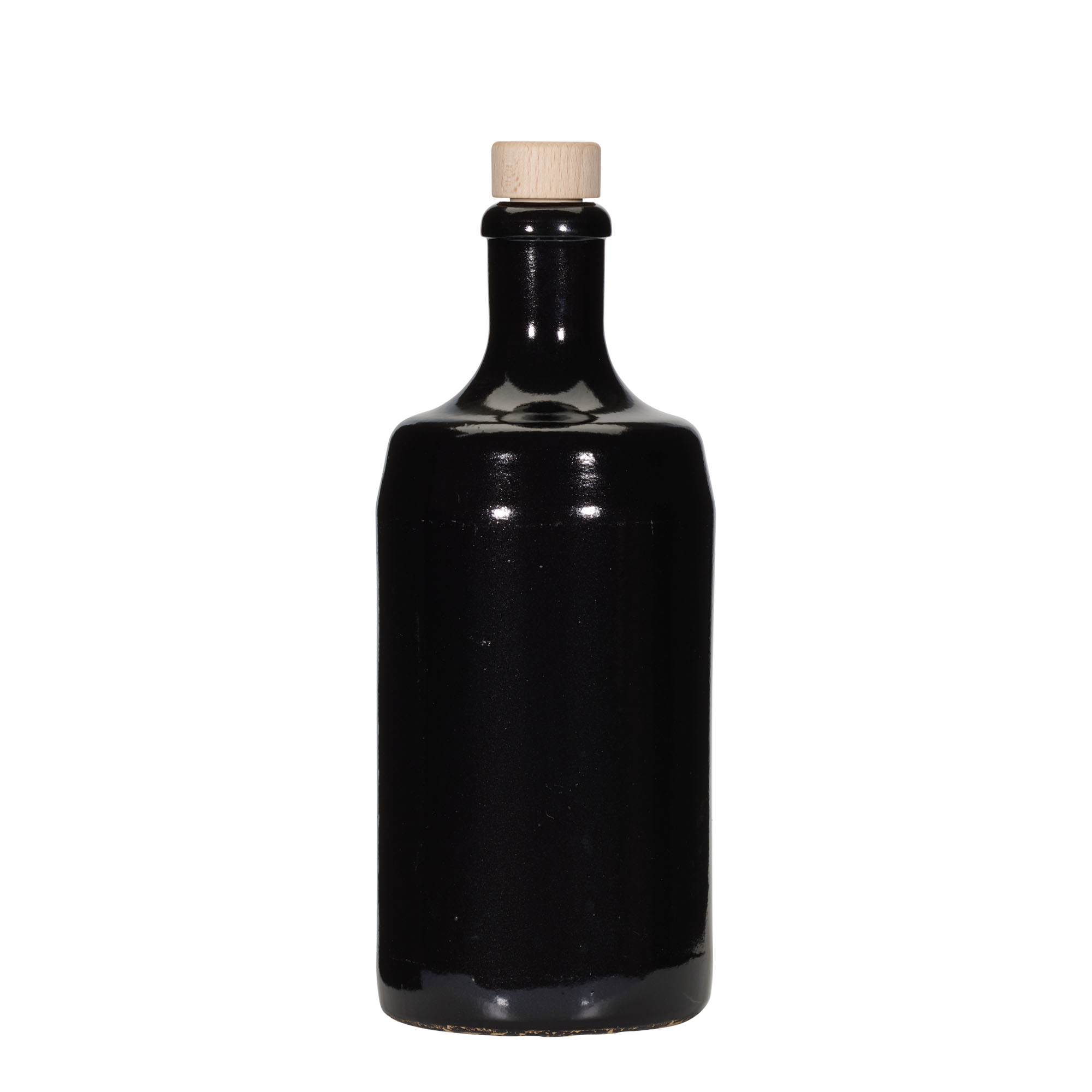 700 ml Earthenware Jug 'Calvados, Stoneware, black, Mouth: Cork 700 ml Earthenware Jug 'Calvados, Stoneware, black, Mouth: Cork