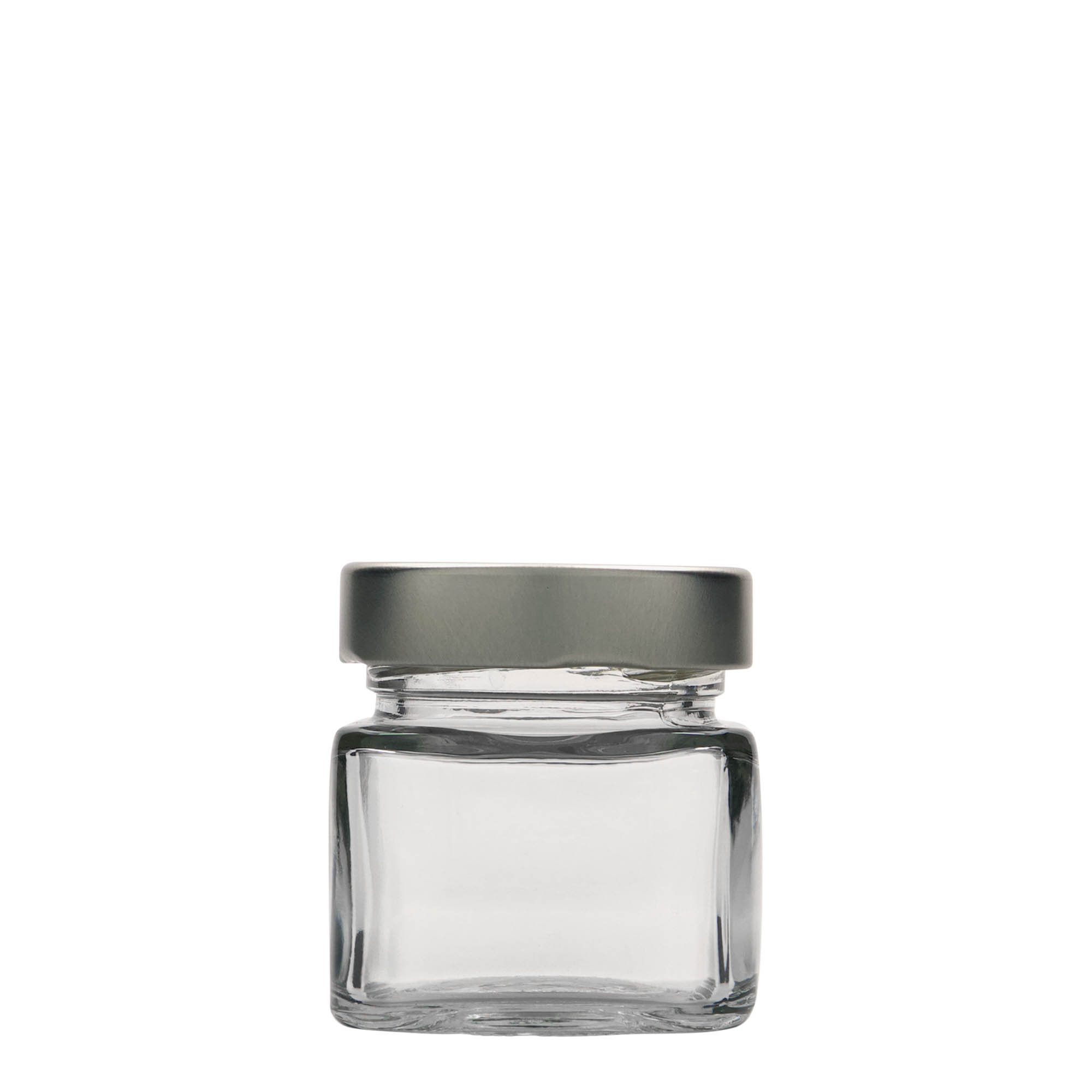 106 ml square glass ‘Ikarus’, opening: Deep-Twist-off (DTO 58)
