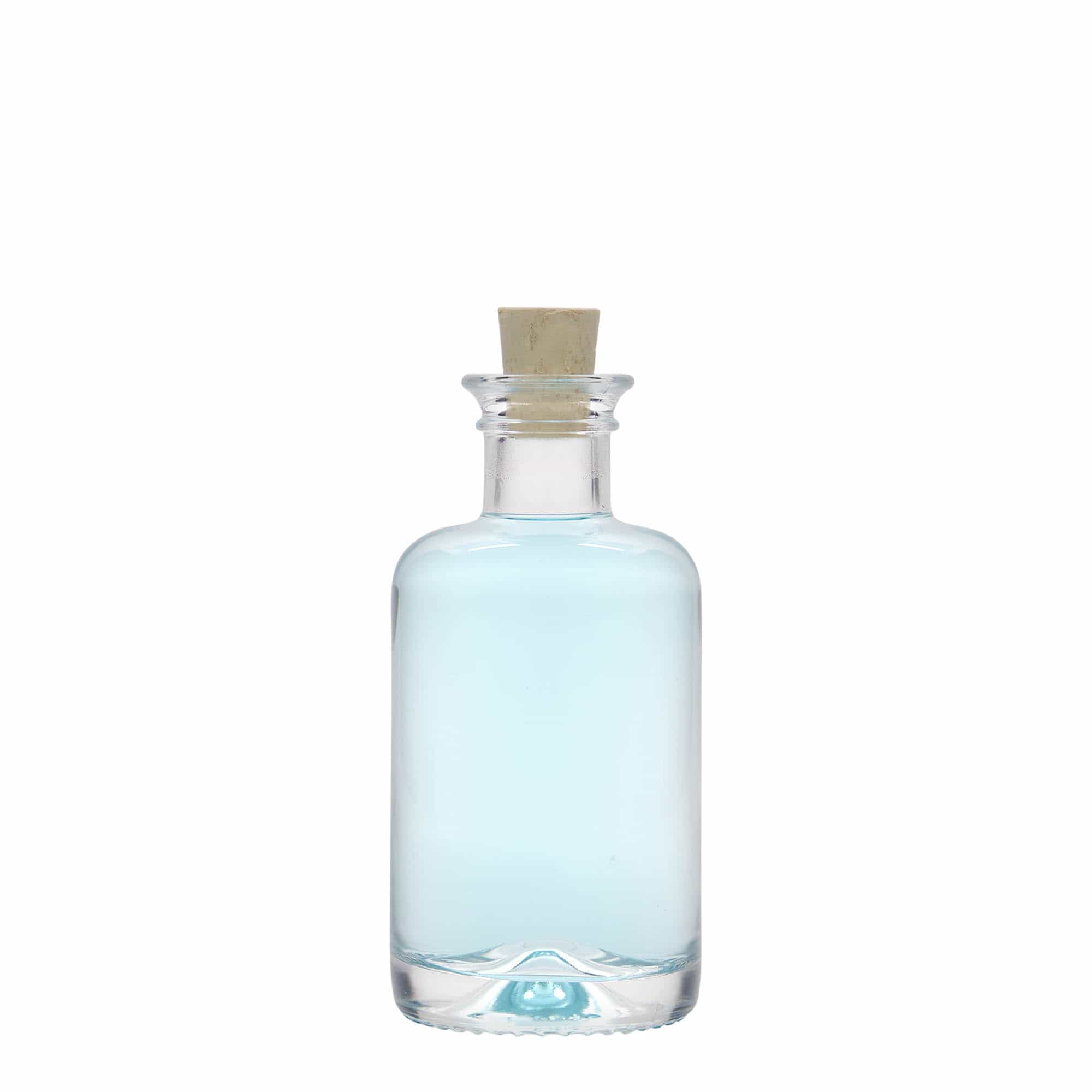 100 ml glass bottle apothecary, opening: cork