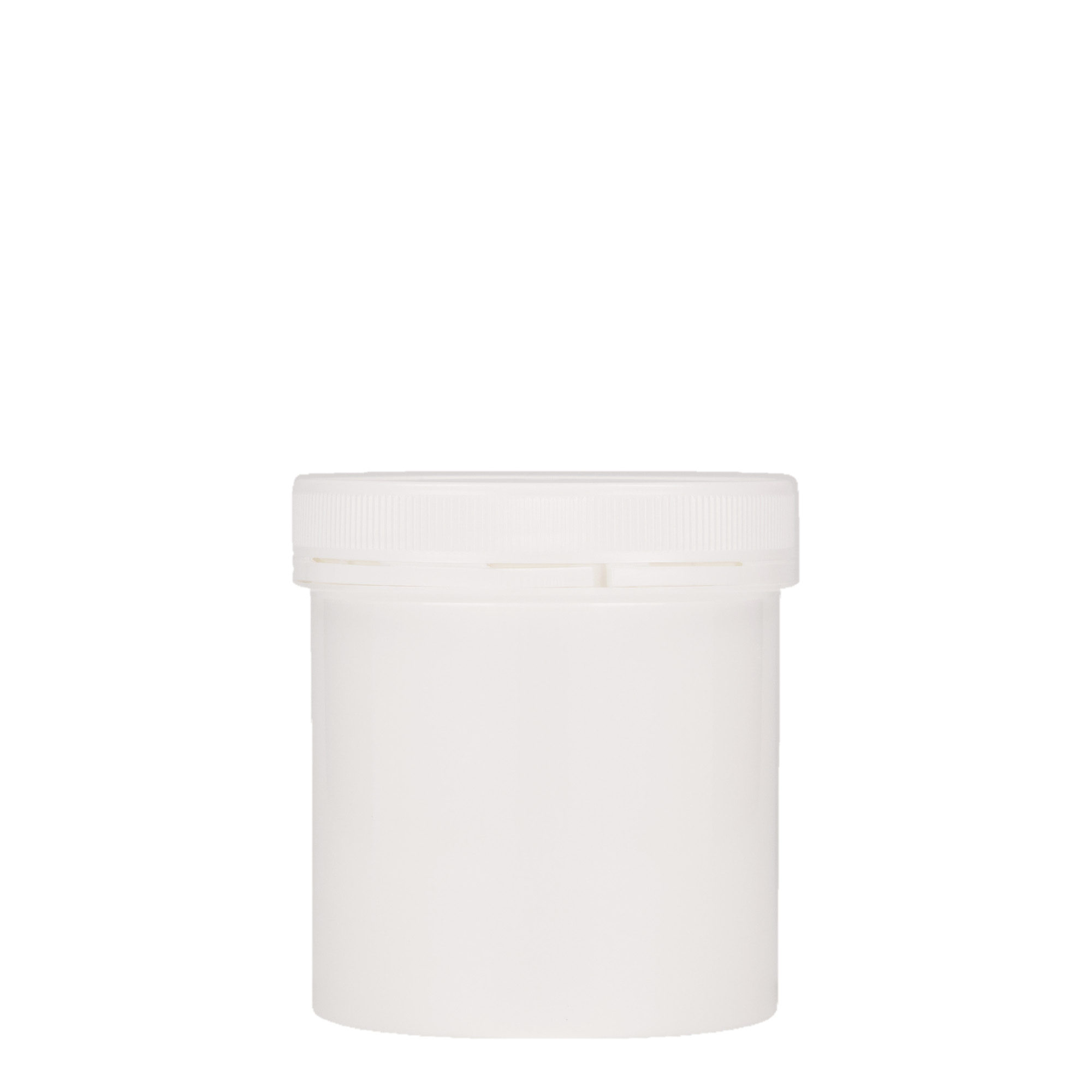 250 ml plastic jar 'Securilock', PP, white, closure: screw cap