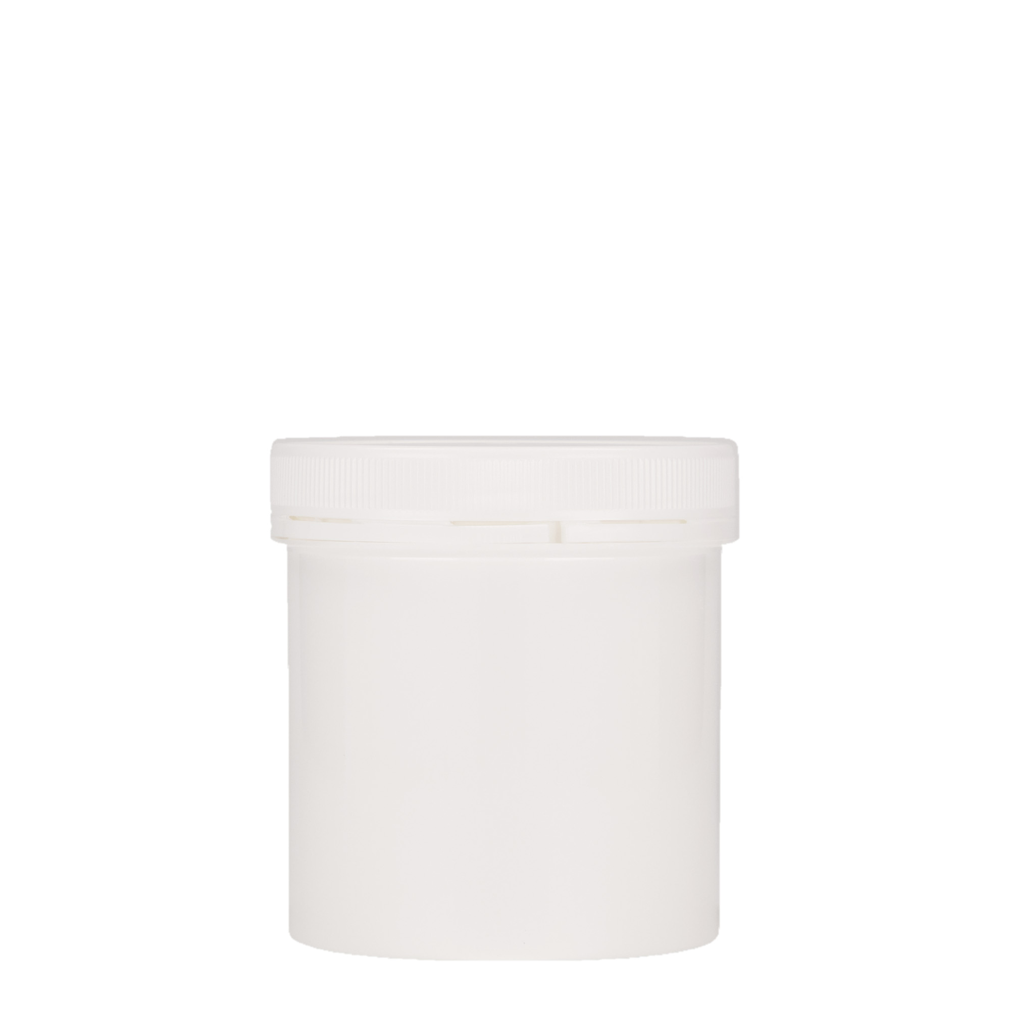 250 ml plastic container ‘Securilock’, PP, white, opening: screw cap