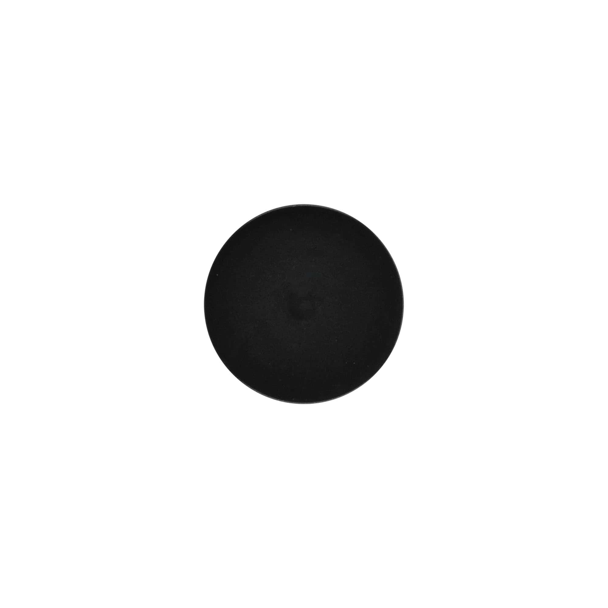 Screw cap for 30 ml 'Antonella', PP plastic, black Screw cap for 30 ml 'Antonella', PP plastic, black