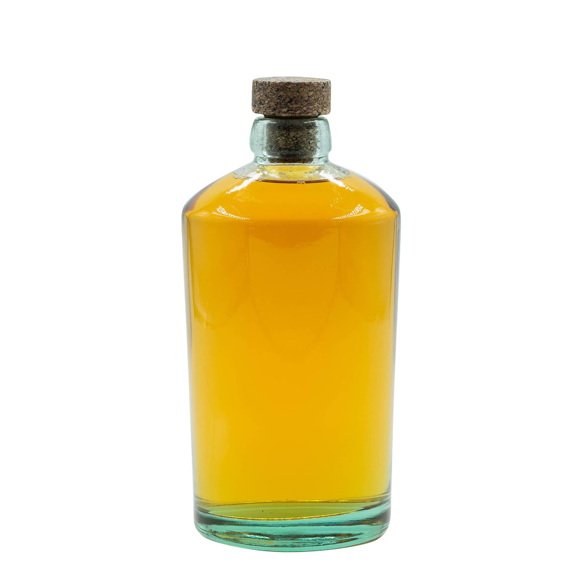 700 ml glass bottle ‘Barrel’, opening: cork