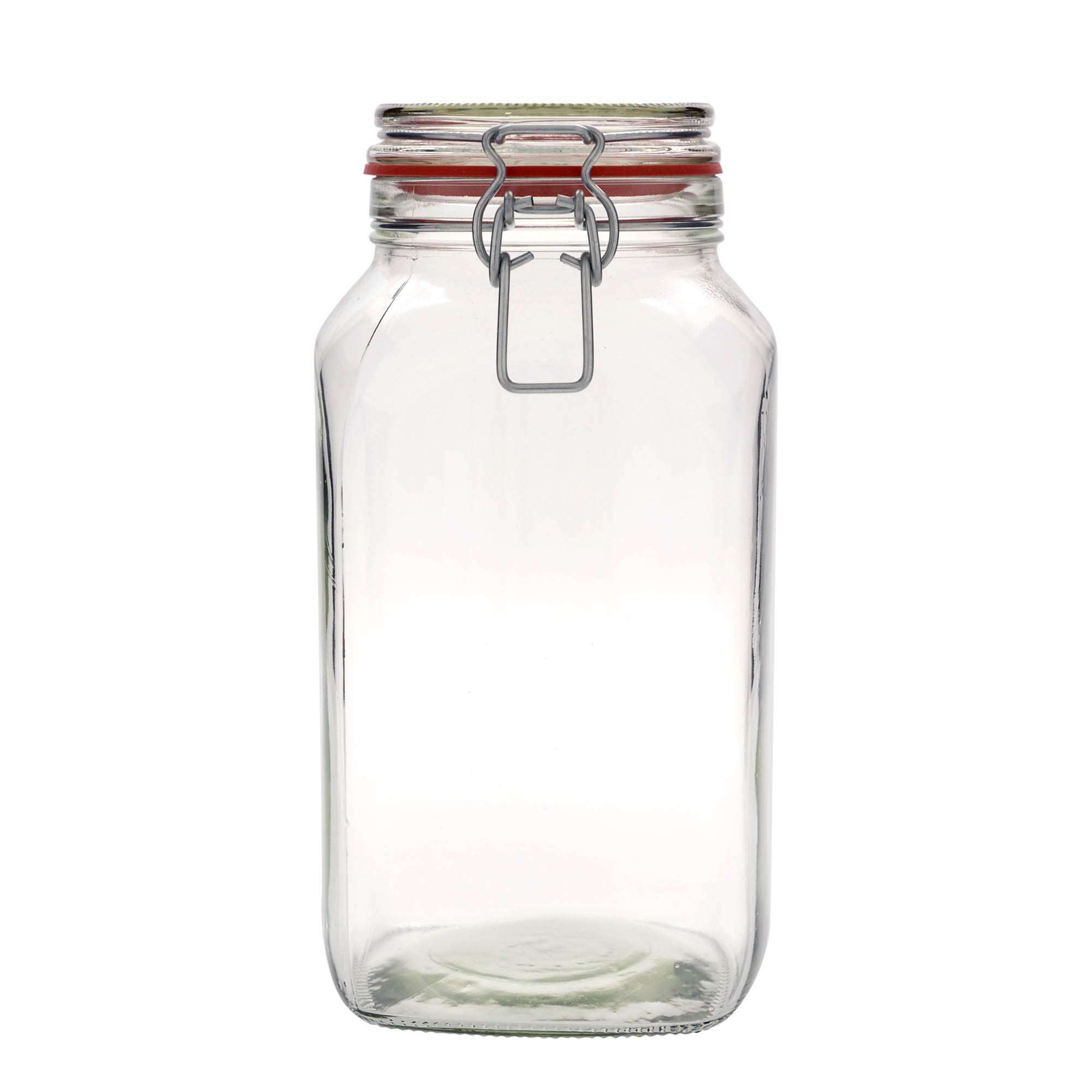 2,590 ml wire bail jar #, square, opening: wire bail closure 2,590 ml wire bail jar #, square, opening: wire bail closure