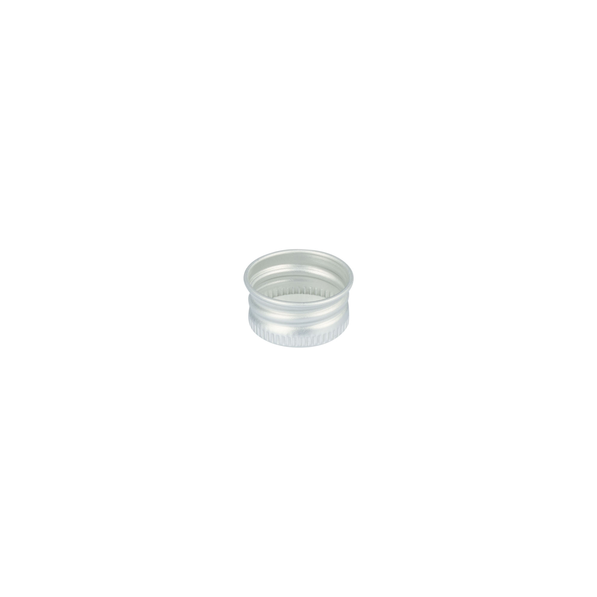 Screw cap, metal, silver, for opening: 20/410 Screw cap, metal, silver, for opening: 20/410
