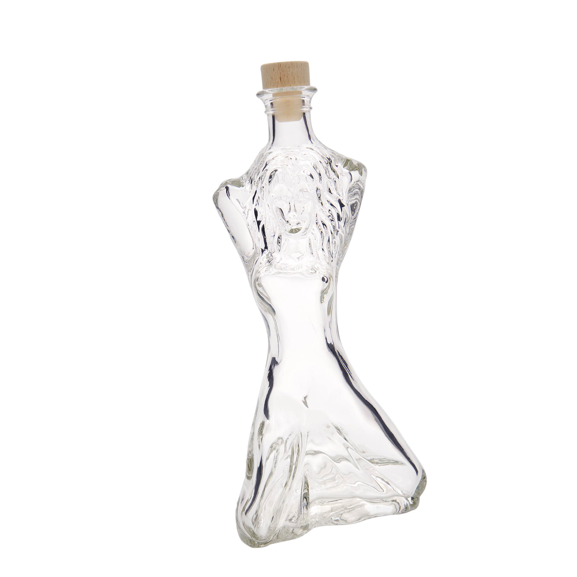 350 ml glass bottle ‘Lexy’, opening: cork