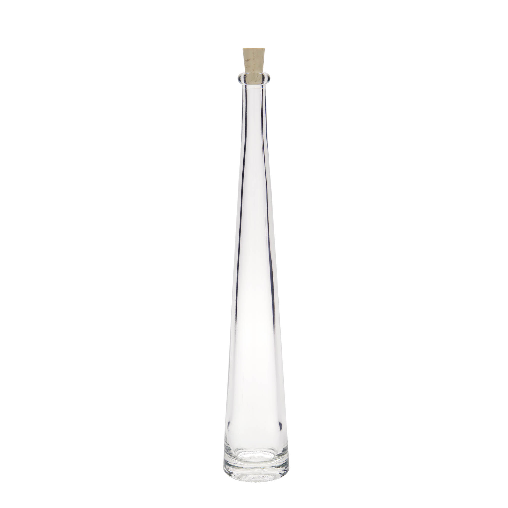 100 ml glass bottle 'Dama Rondo', opening: cork