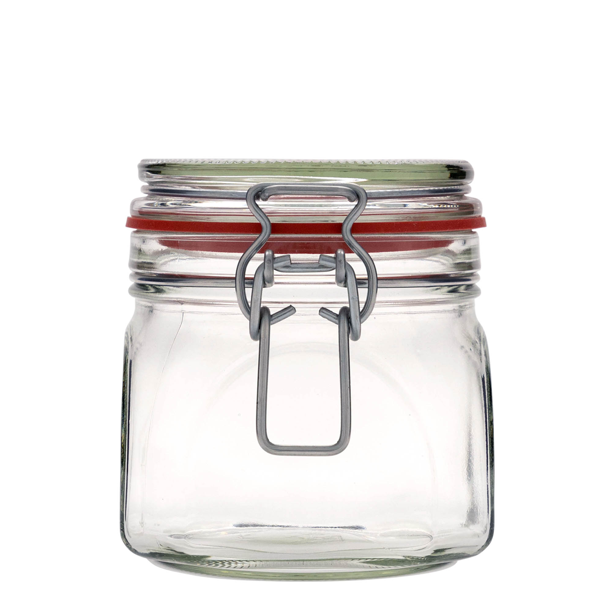 630 ml wire bail jar, square, opening: wire bail closure 630 ml wire bail jar, square, opening: wire bail closure