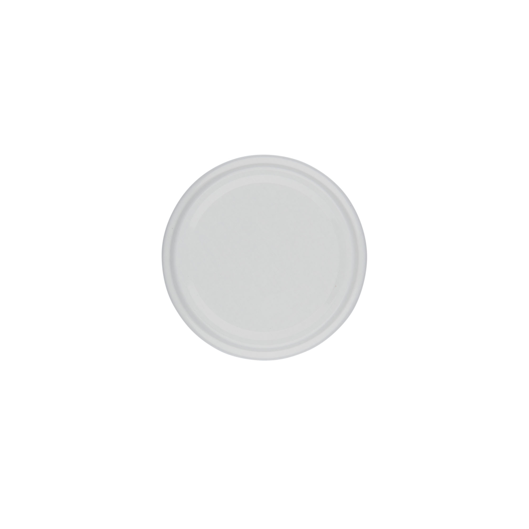 Twist-off lid, tinplate, white, for opening: TO 58