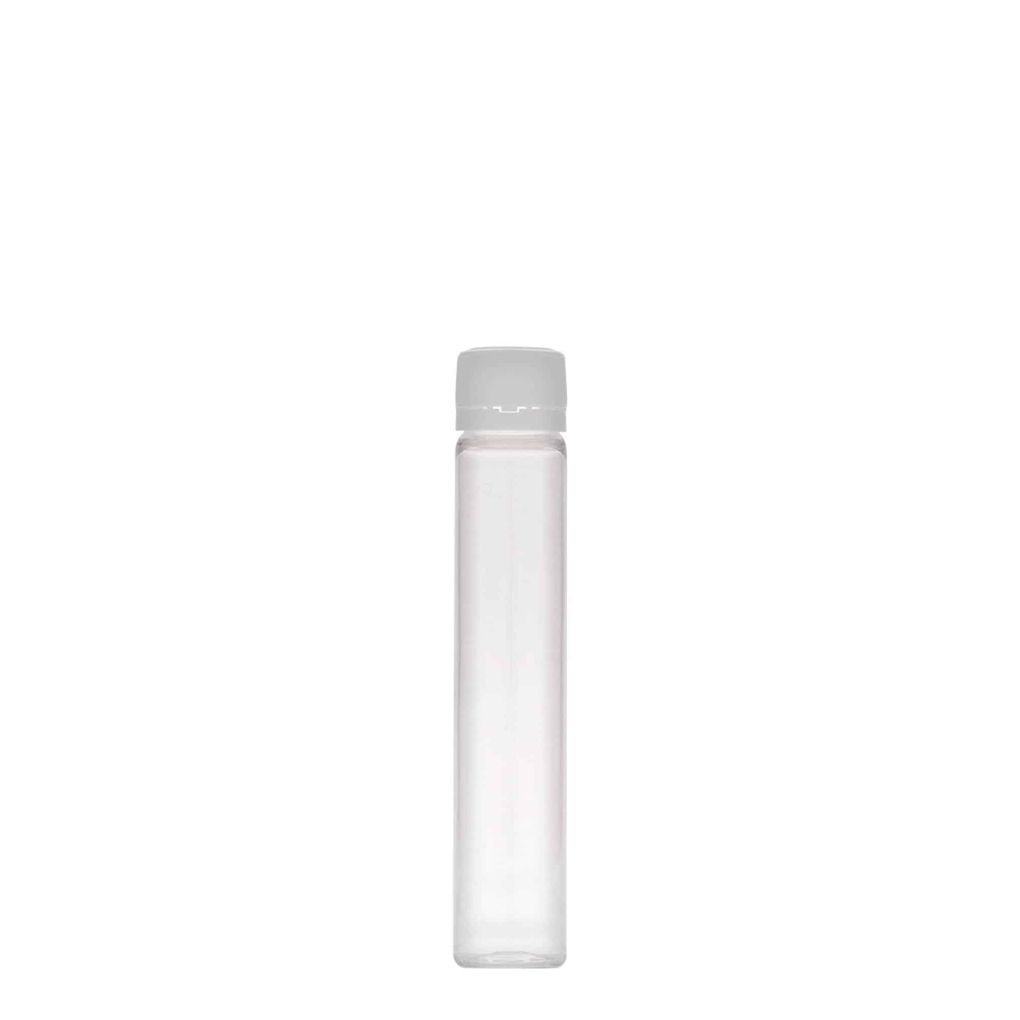 25 ml PET tube, plastic, opening: screw cap