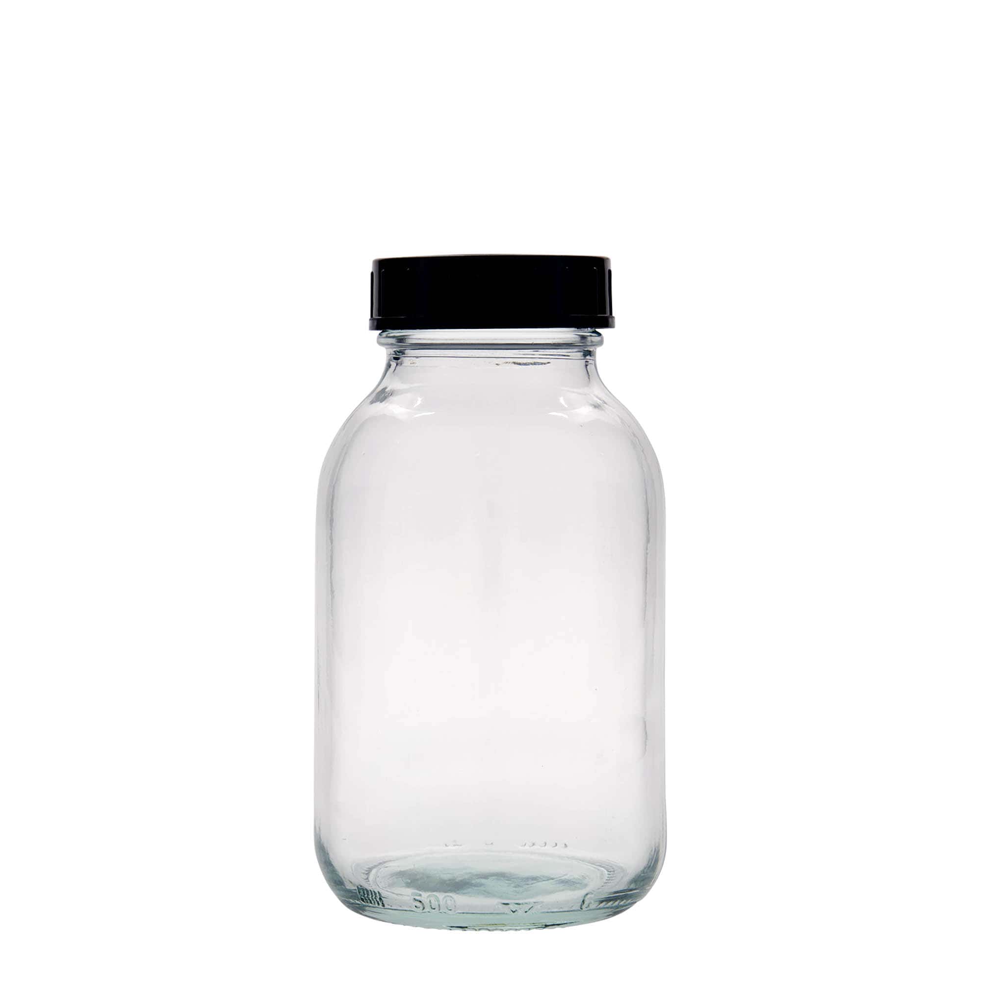 500 ml wide mouth jar, closure: DIN 55