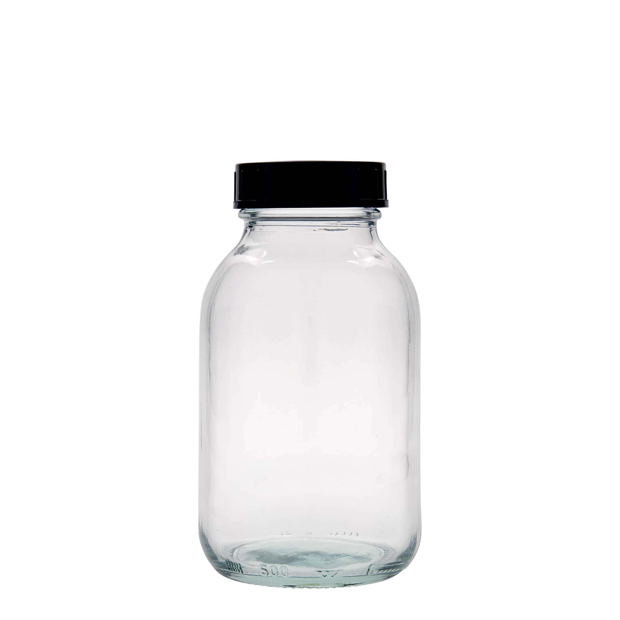 500 ml wide-neck jar, opening: DIN 55