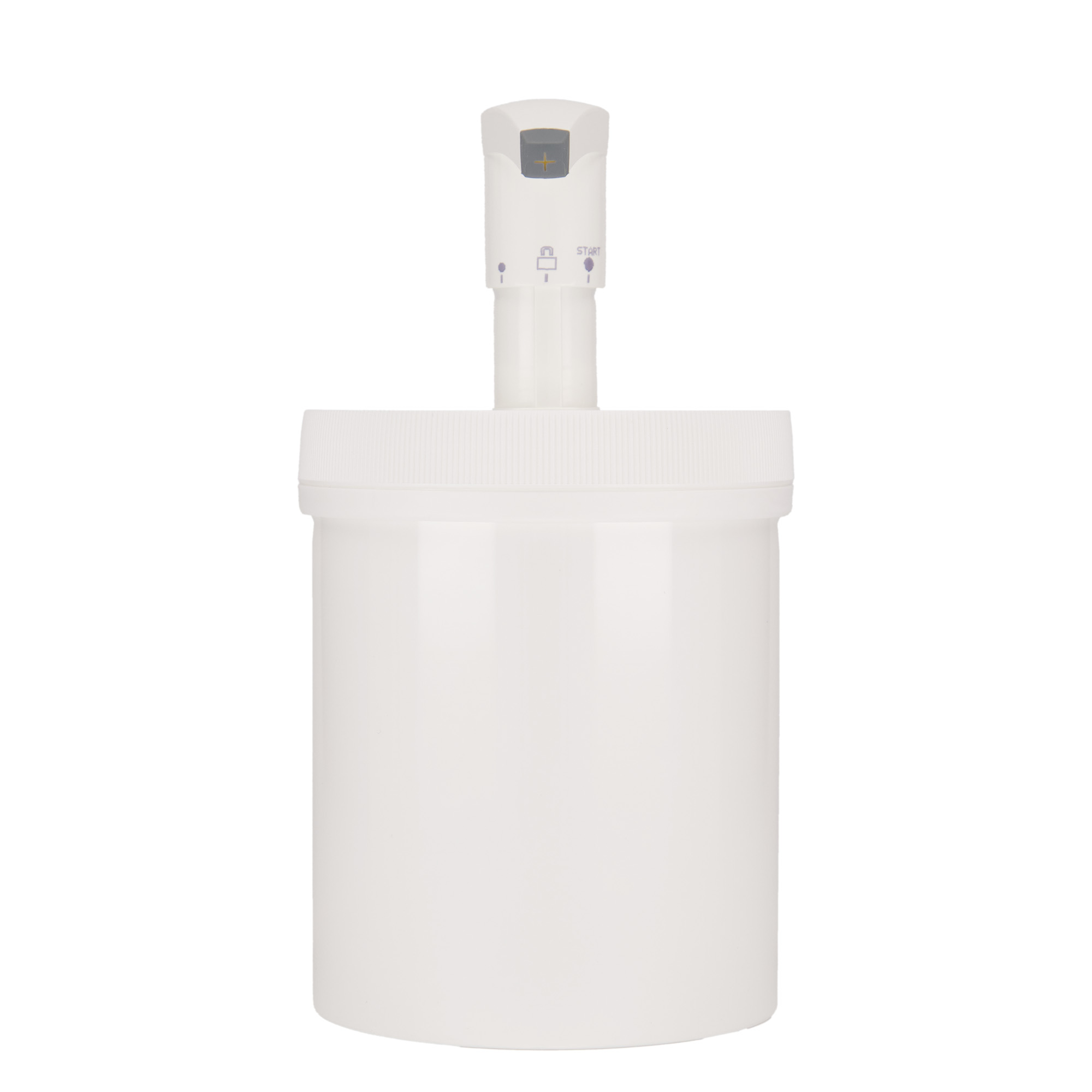 1,240 ml dispenser bottle 'Securibox', PP plastic, white, opening: screw cap