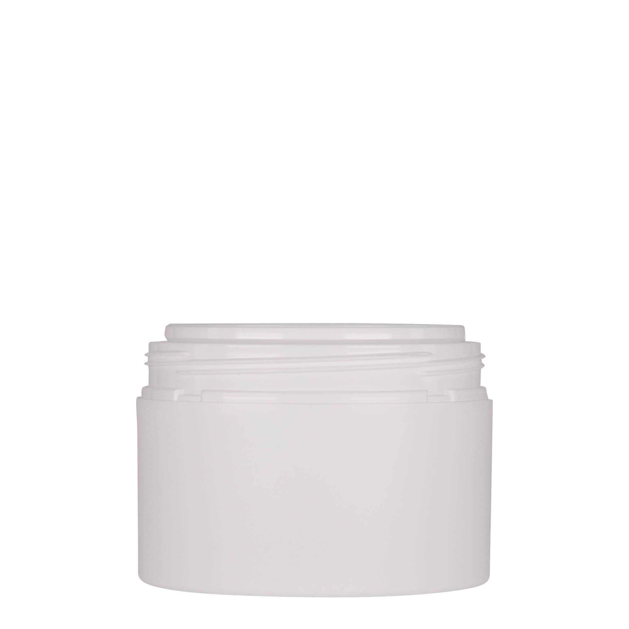 250 ml plastic jar 'Antonella', PP, white, opening: screw cap