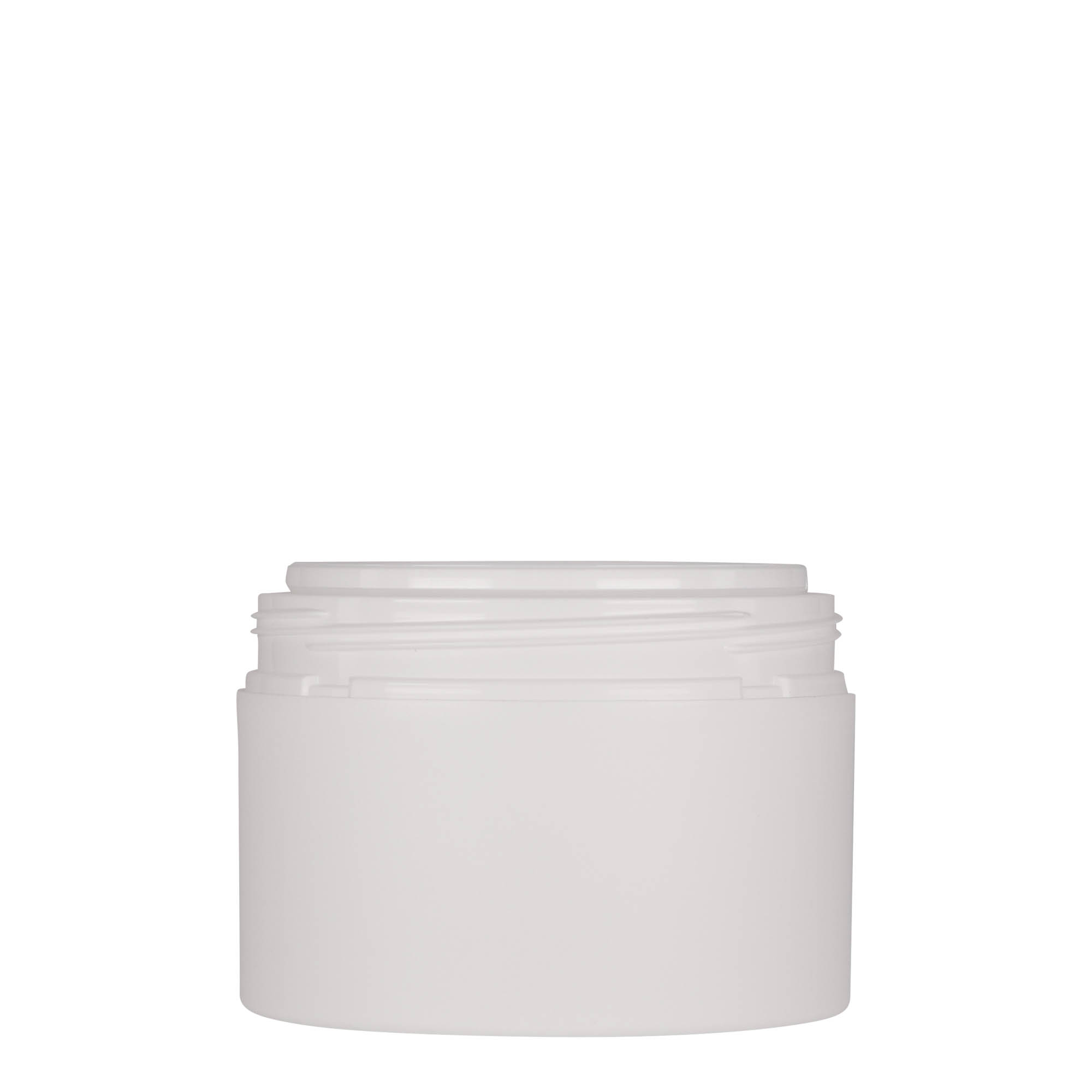 250 ml plastic jar 'Antonella', PP, white, opening: screw cap 250 ml plastic jar 'Antonella', PP, white, opening: screw cap